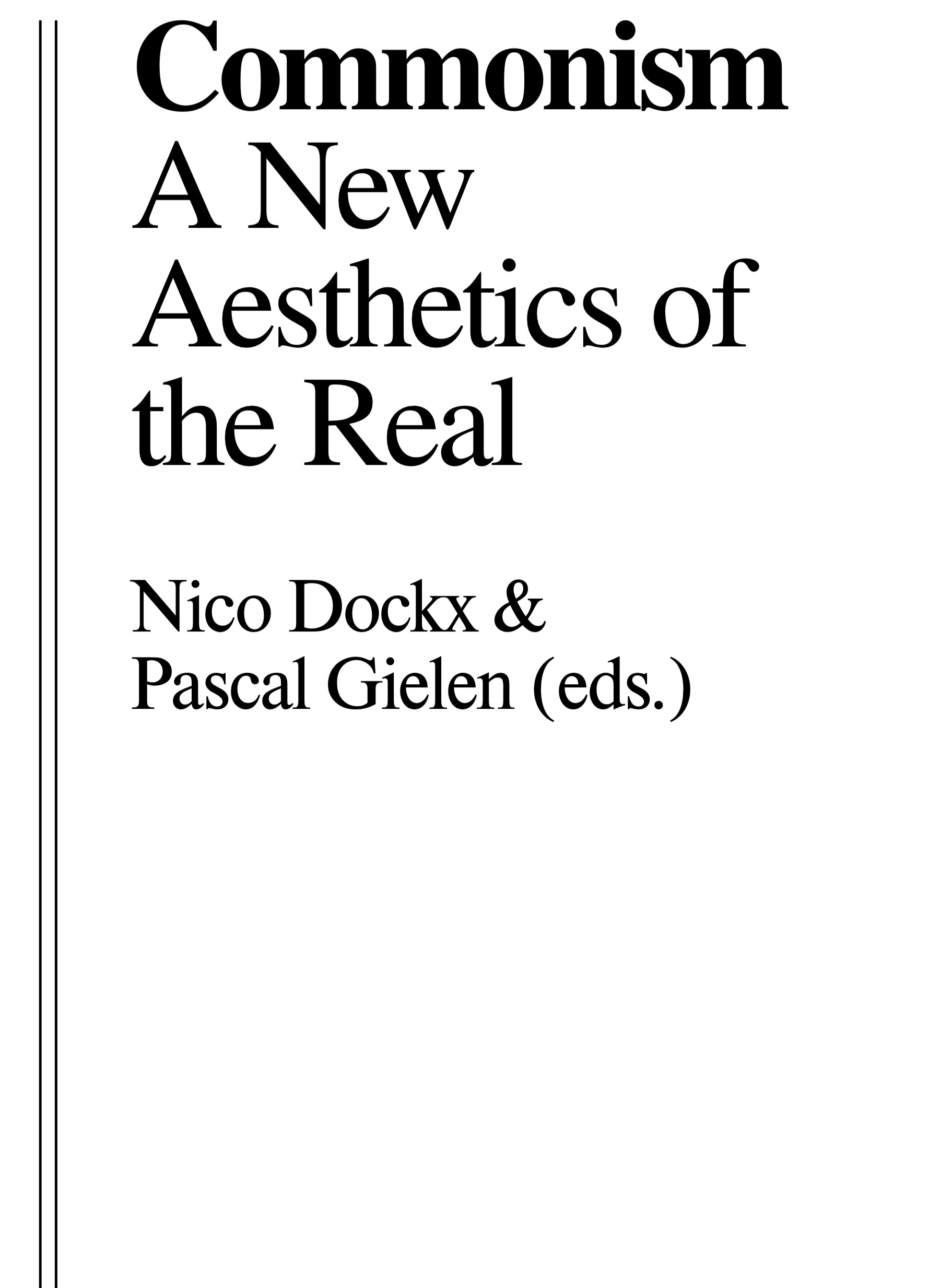 Communism - Nico Dockx and Pascal Gielen