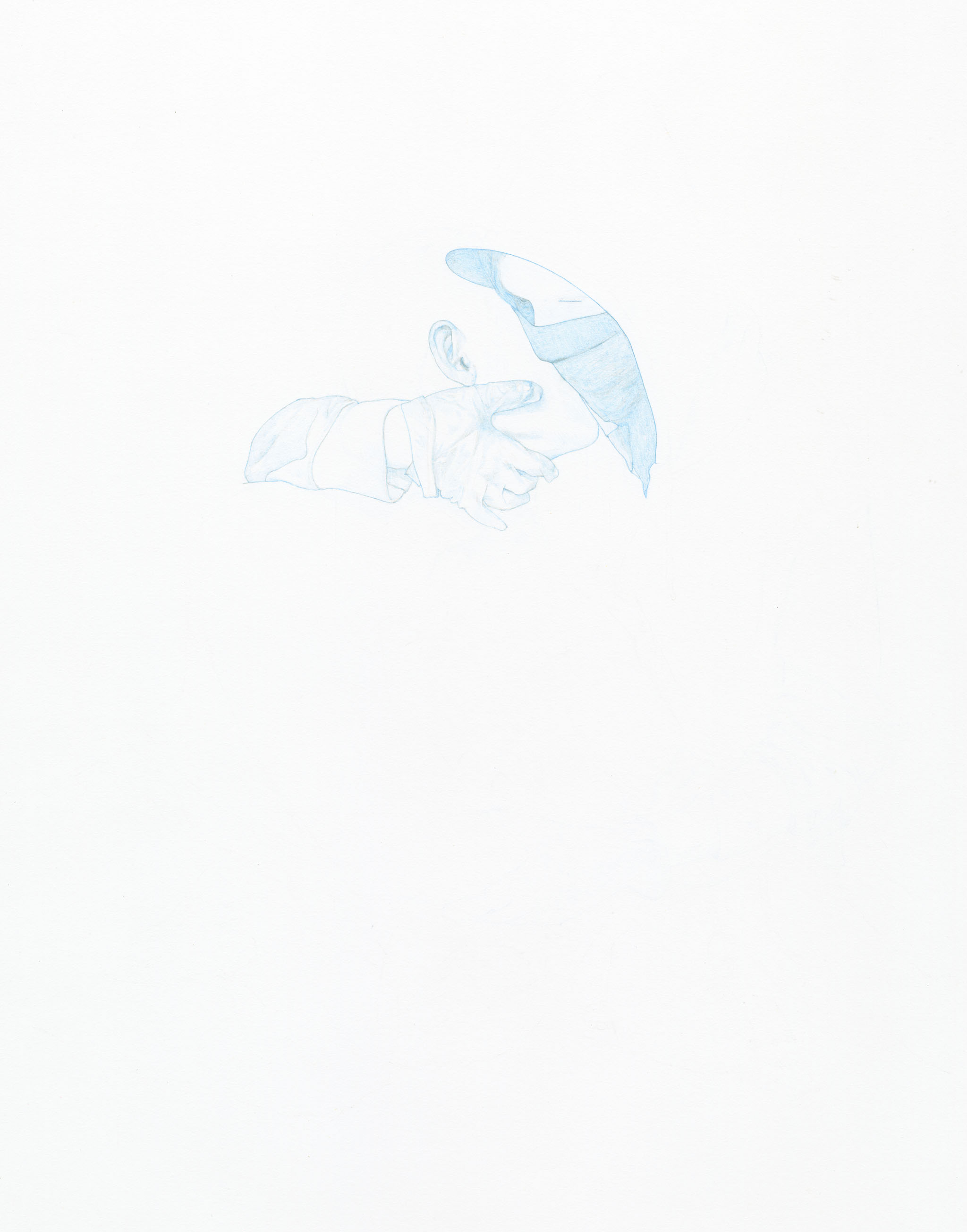 Plague 14x11 colored pencil on paper 2013