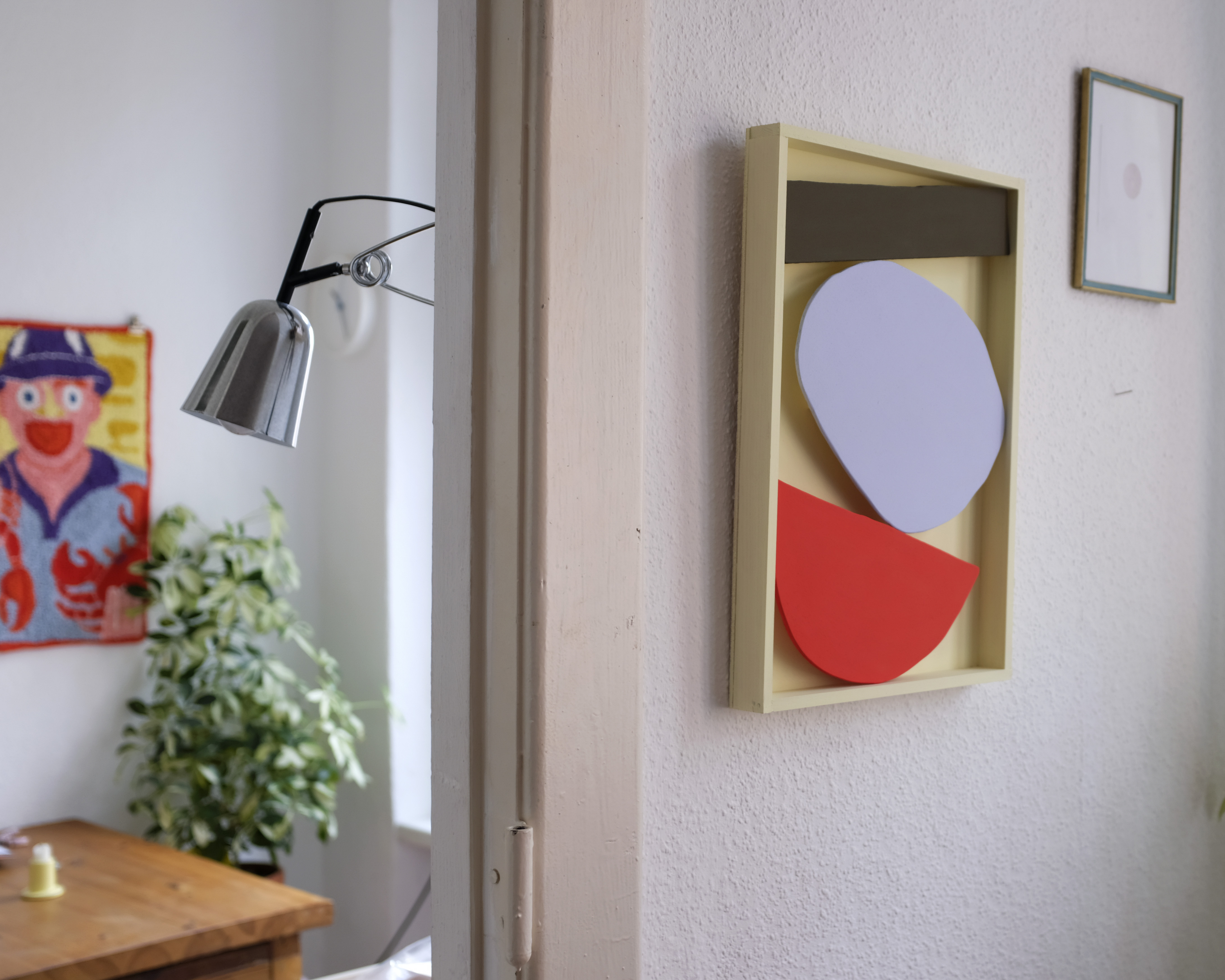 Box Shape and Colour (2023), Acrylics on Wood