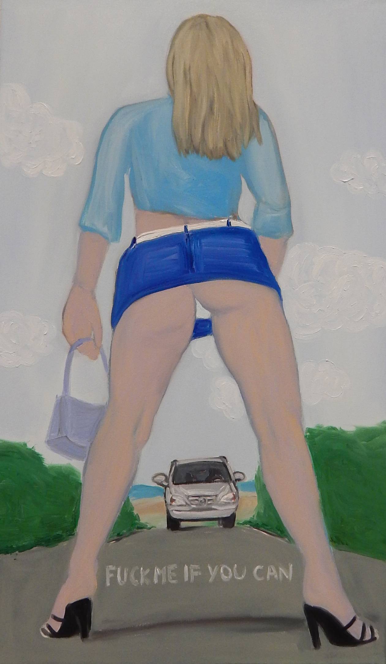 FMIYC,Oil on canvas, 120x70 cm, 2020