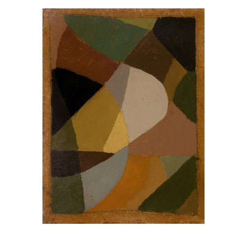 COMPOSIZIONE 1938, oil on cardboard 30cm x 23cm