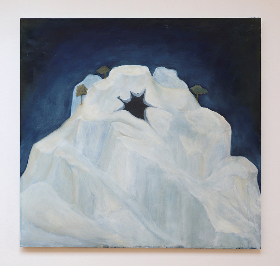 Baume / Balm, 2018, 112x117cm, oil on canvas
