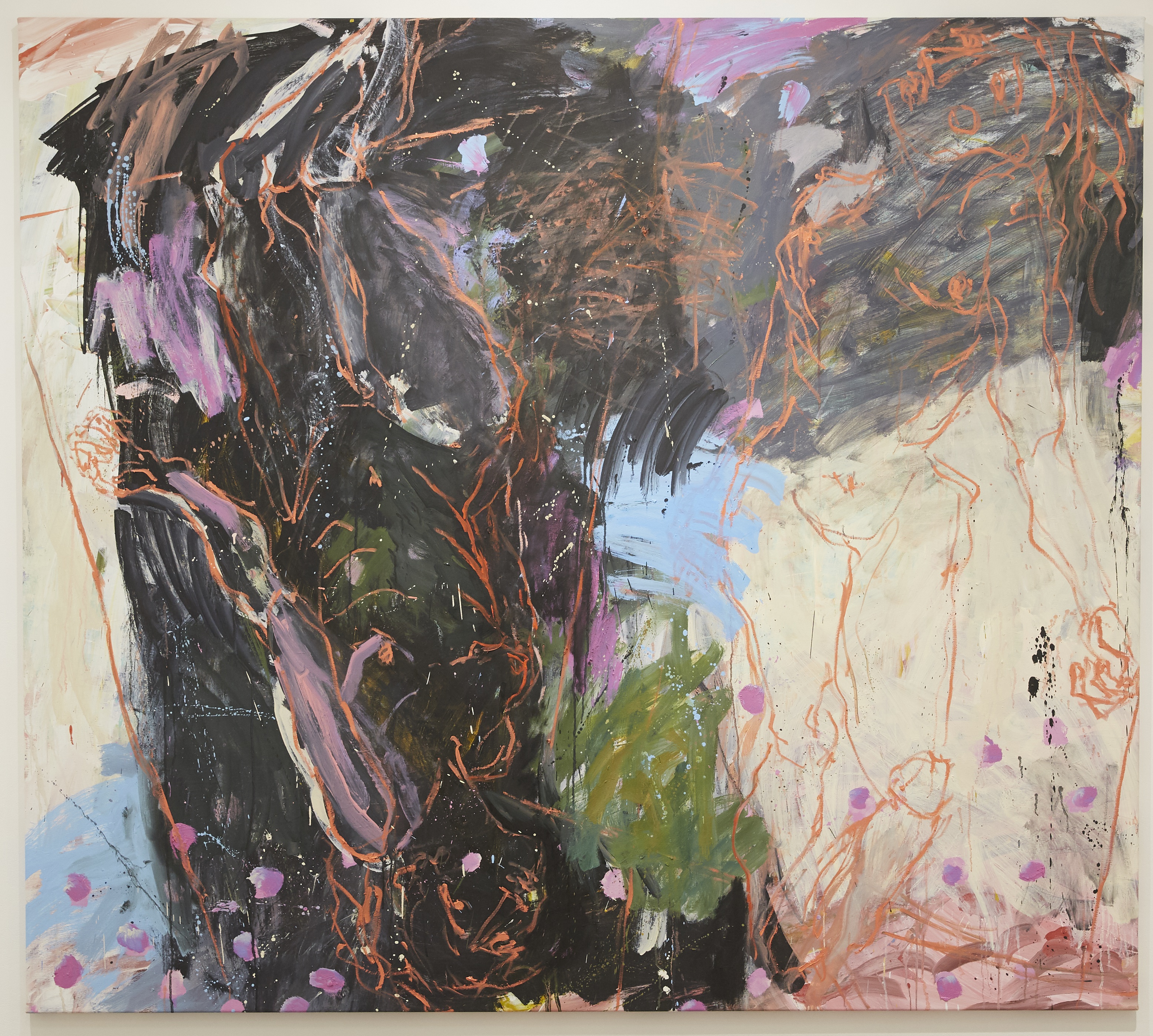 Kim Booker, Two Figures, 2021, Oil on Canvas, 160 x 180 cm, (KB-0103121)