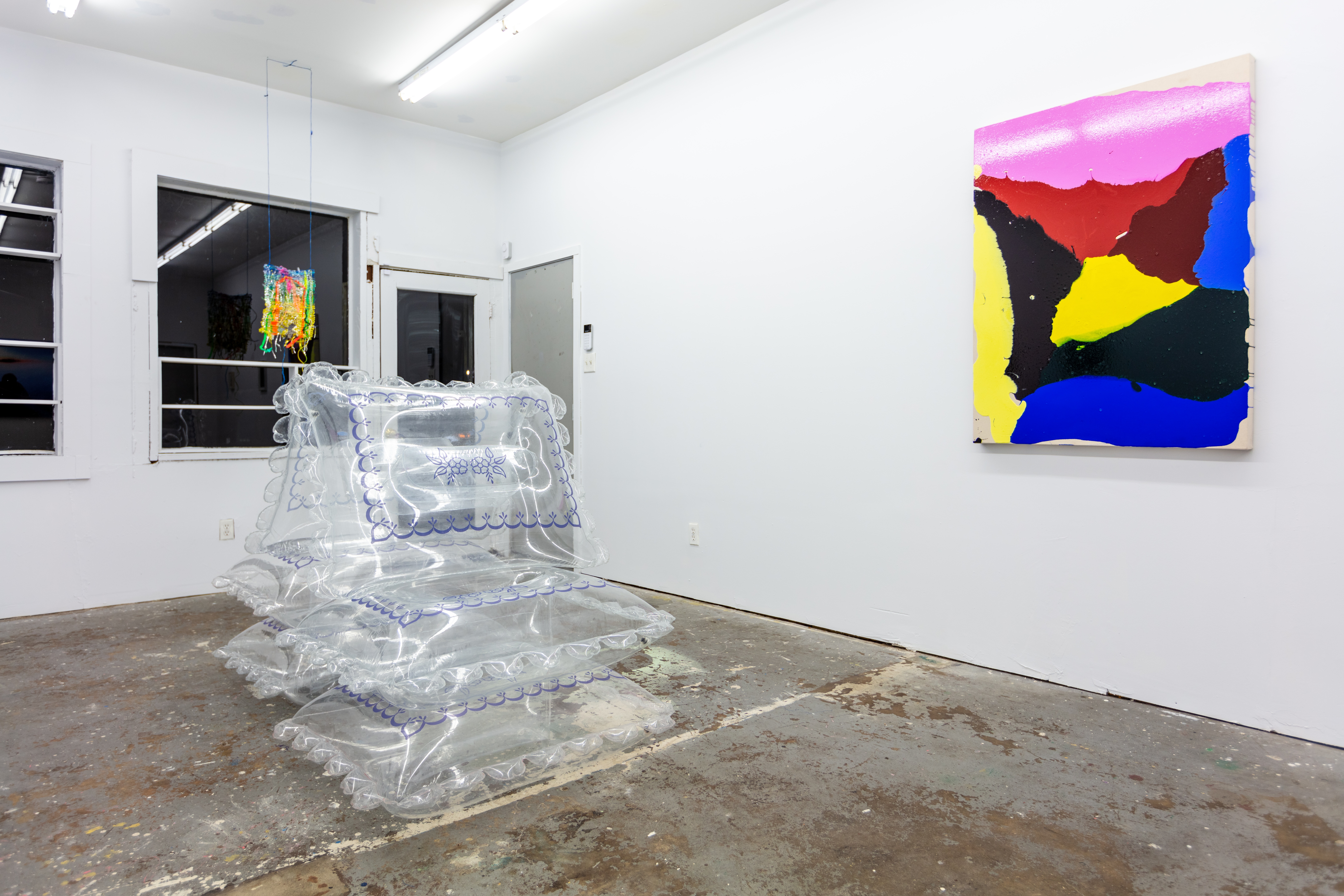 Installation view of Night Skyline Stars © Alex Barber