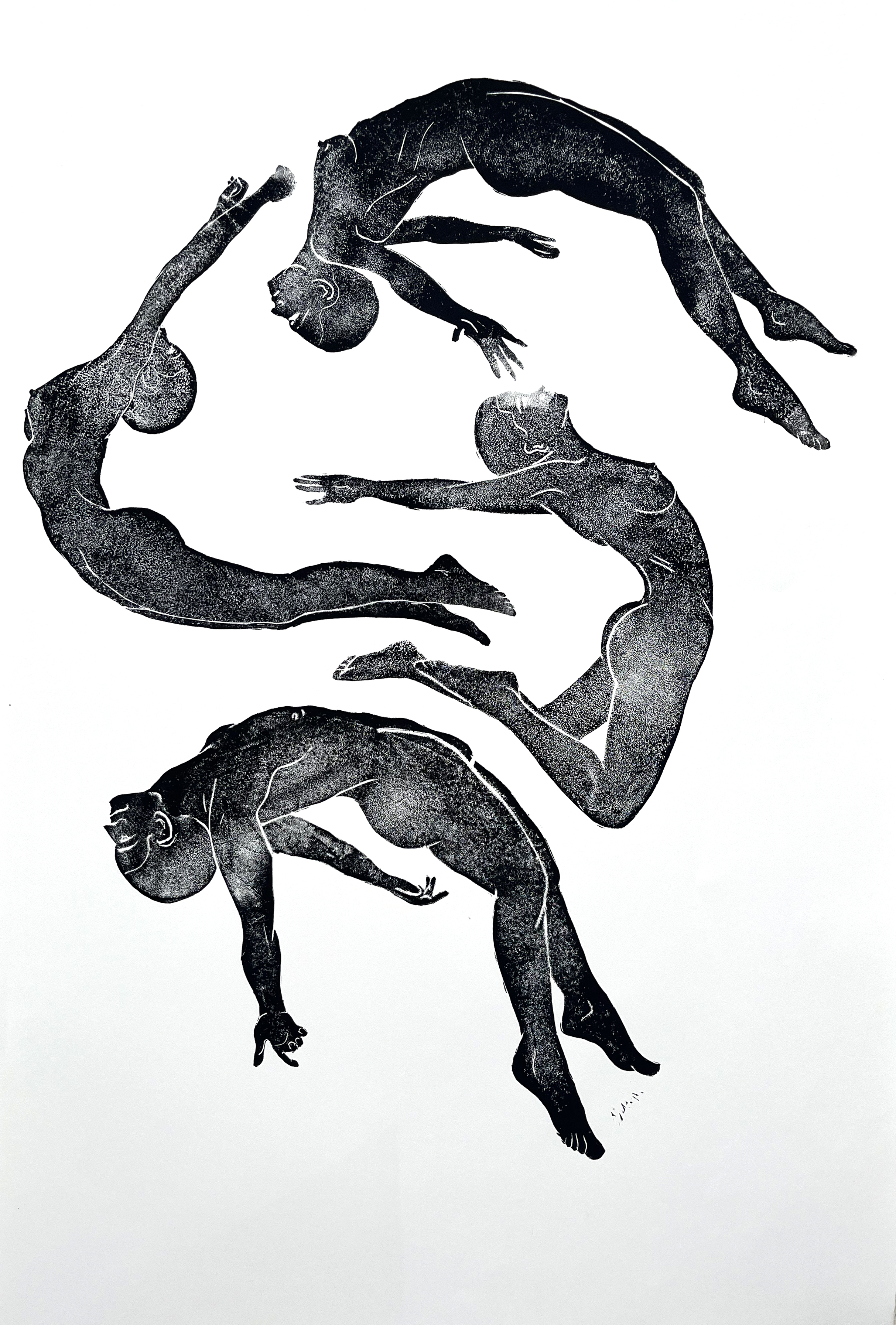 Float 3 , ink on paper             26x40"        2022