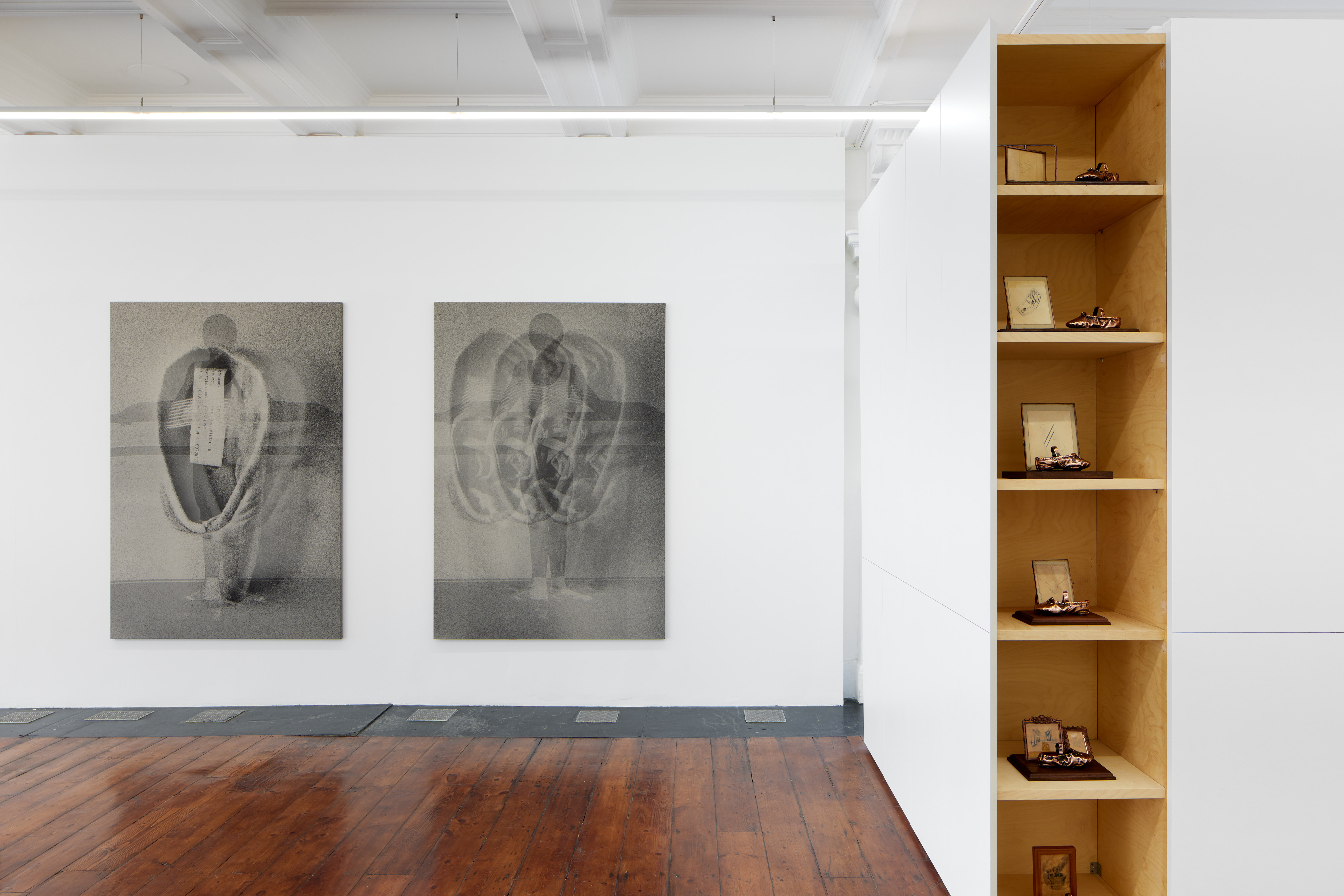 Installation View: World as Diagram, Work as Dance, Emalin, 2023