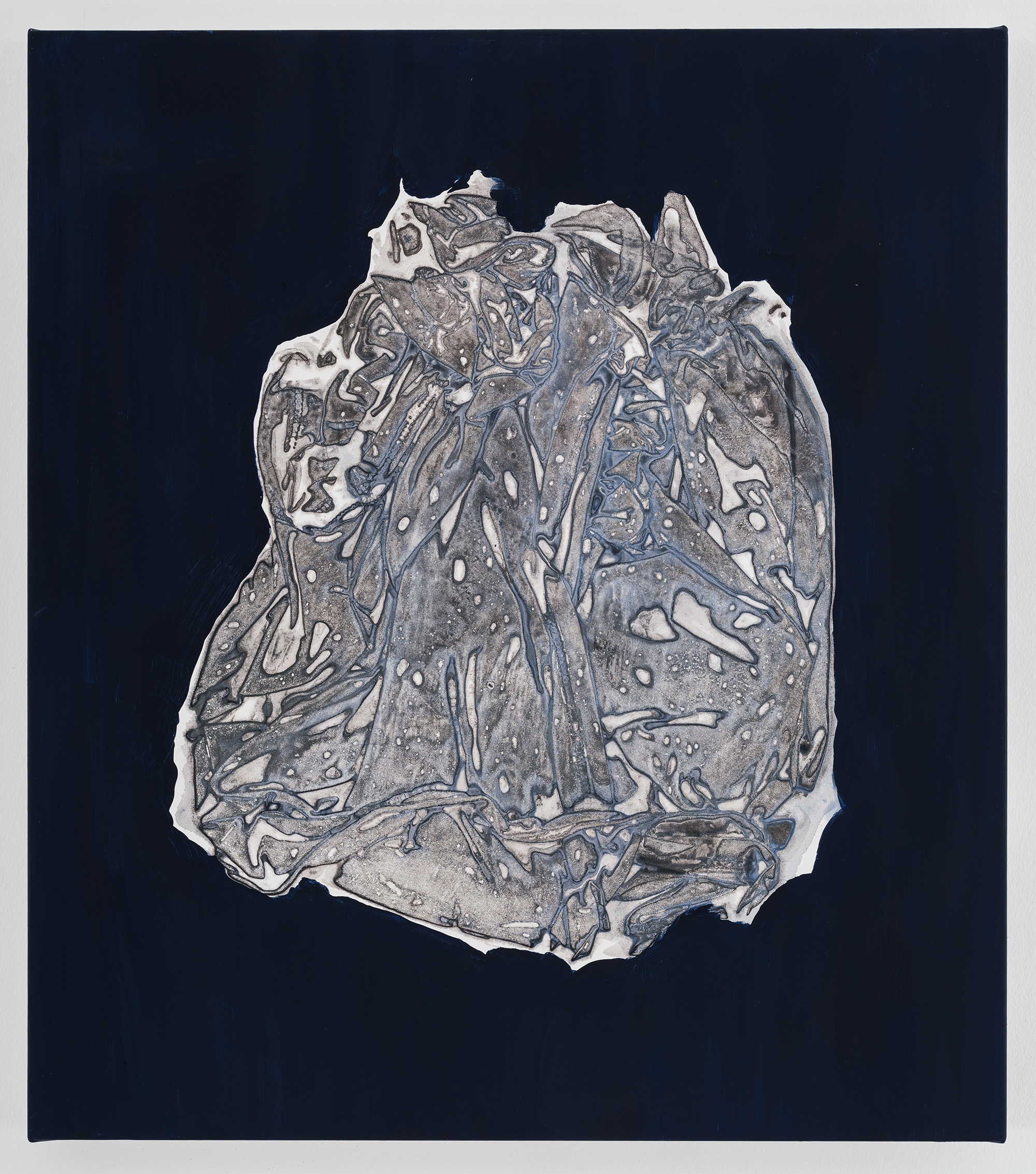 Matter VI, acrylics on polyester canvas, 60 cm x 53 cm, 24" x 21" 