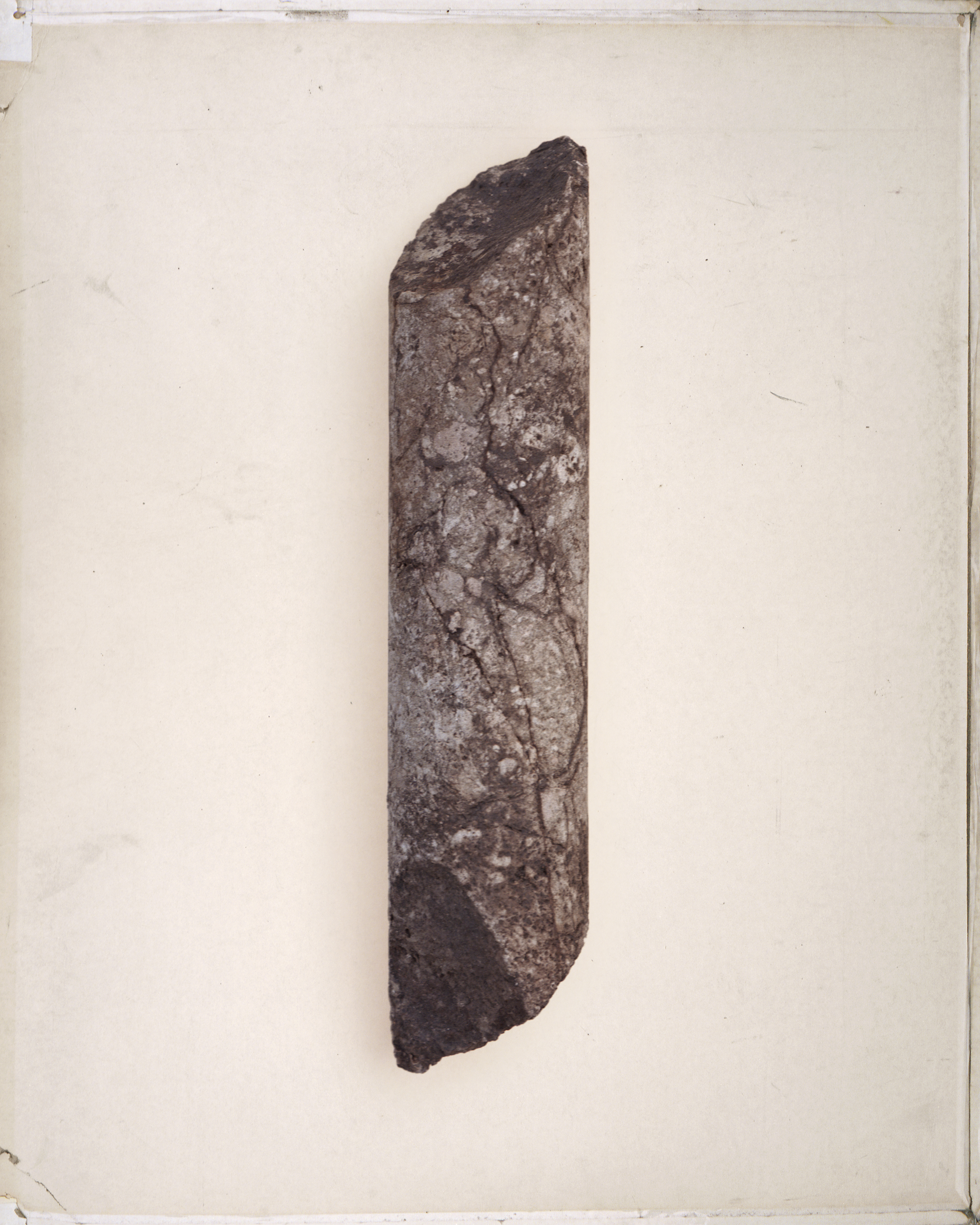 Rock core samples
