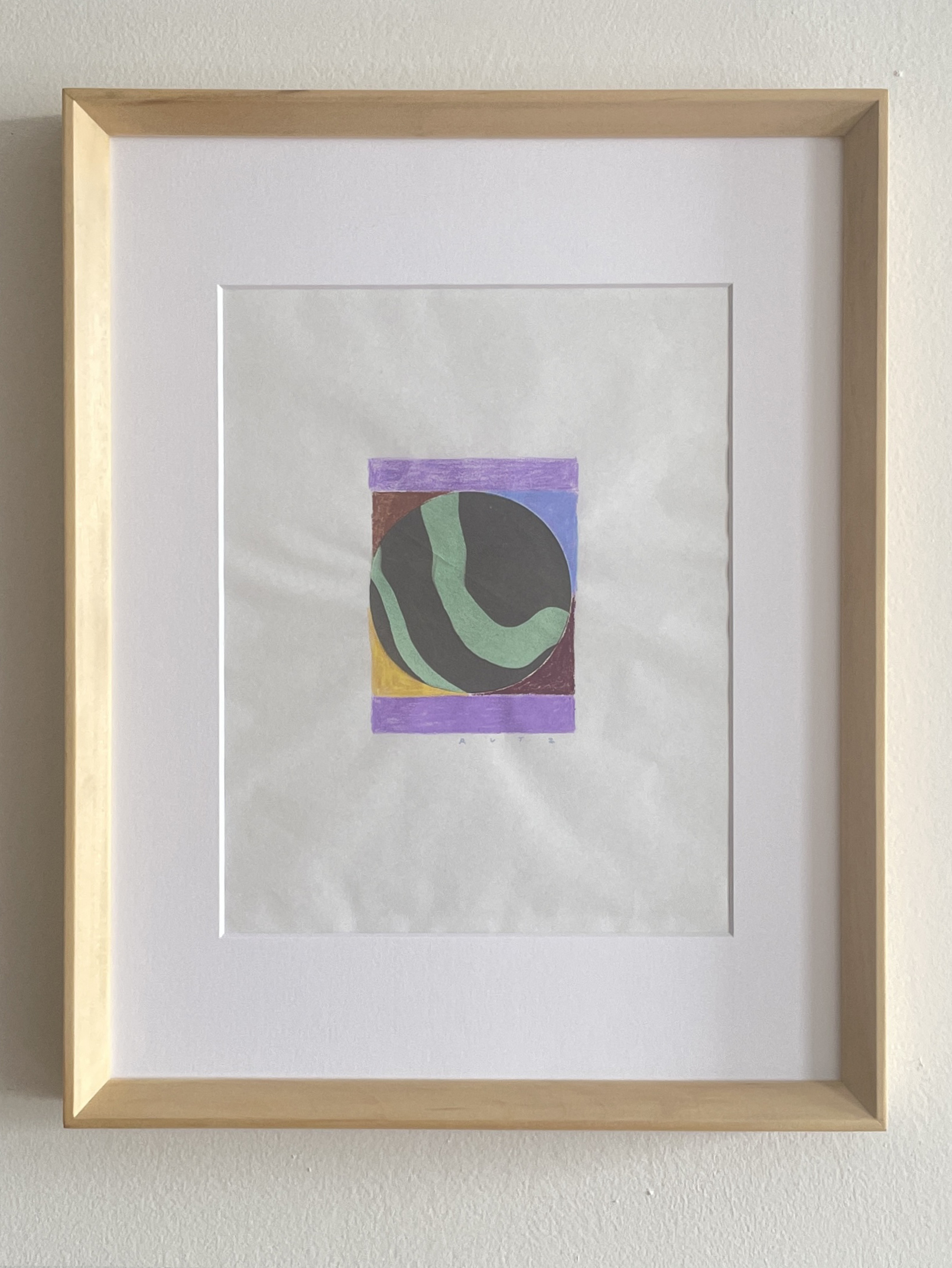 Untitled, collage on paper, 8" x 10," 2023