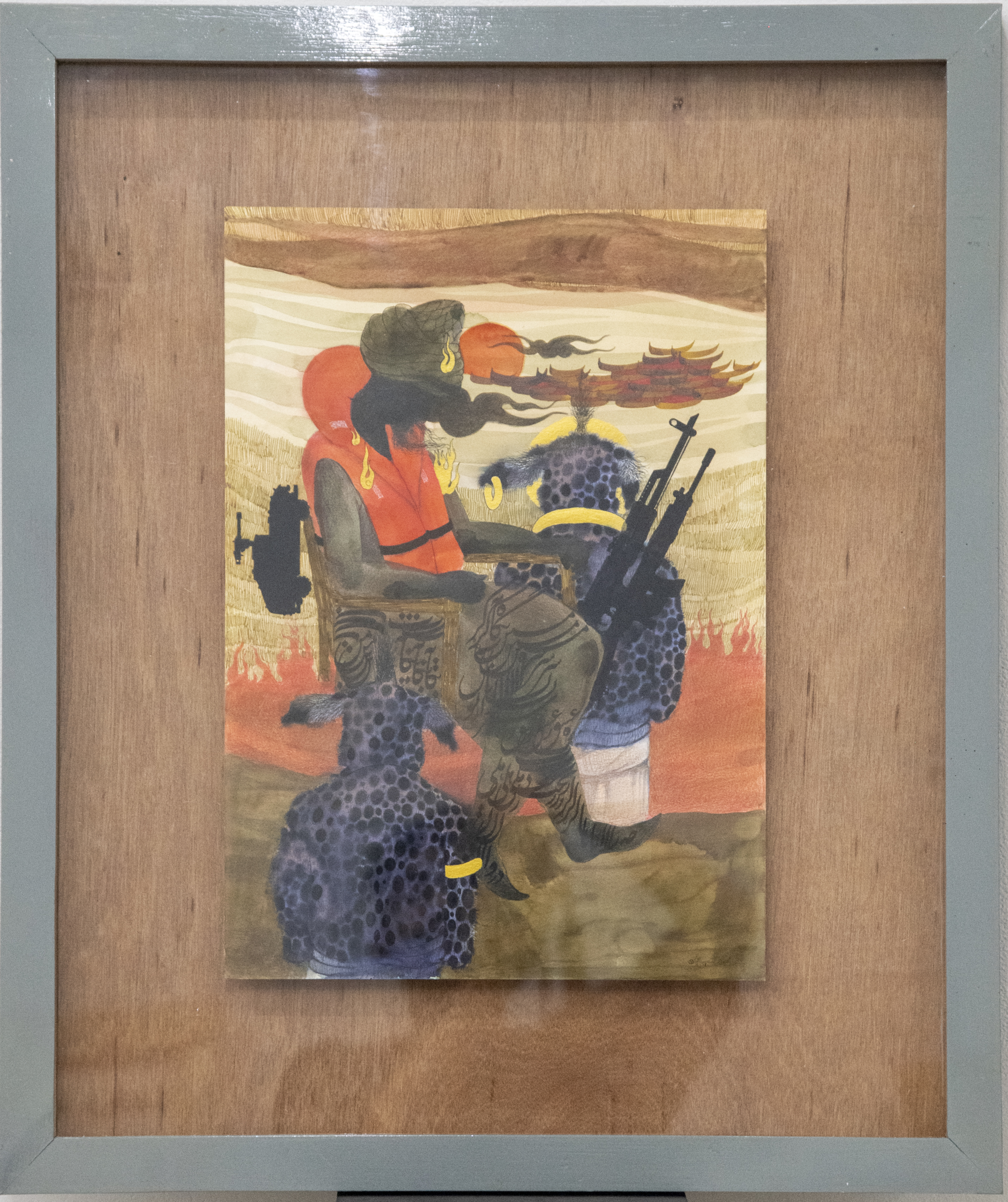 Neesar Eesar | Eternal Waiting #29 | 2022 | Mixed Media on Paper | 29,7 x 42 cm