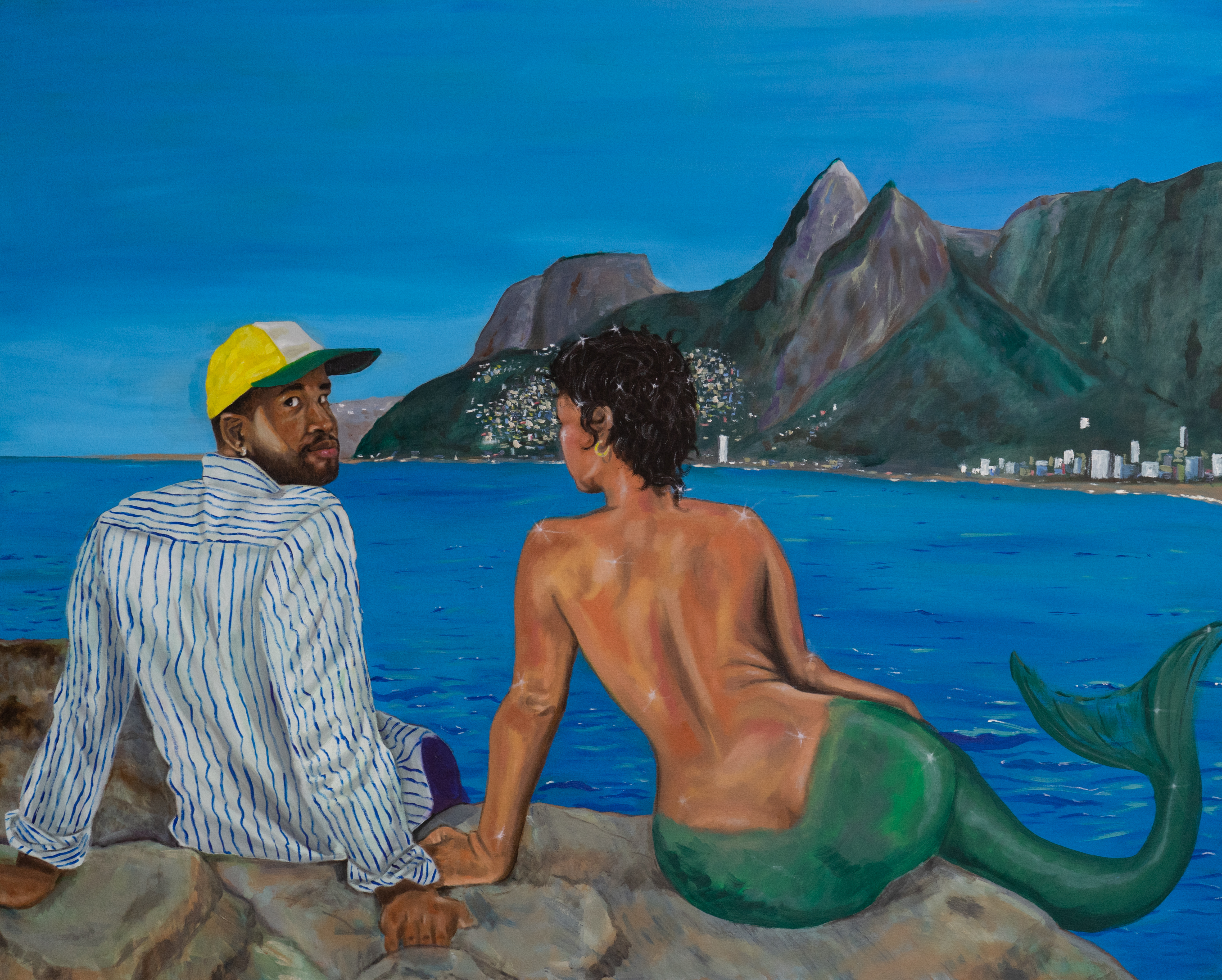 “Down By The River” Oil on canvas, 48” x 60”