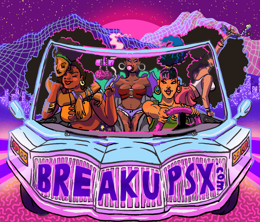 Sticker Design for BREAKUPSX.COM clothing company