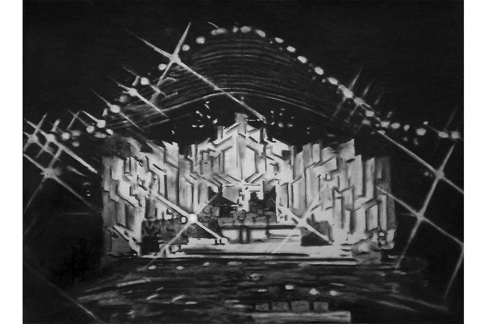 Cristián SilvaSuite Quinta Vergara, 200917 pieces of charcoal on paper90 x 70 cm (each) (detail)