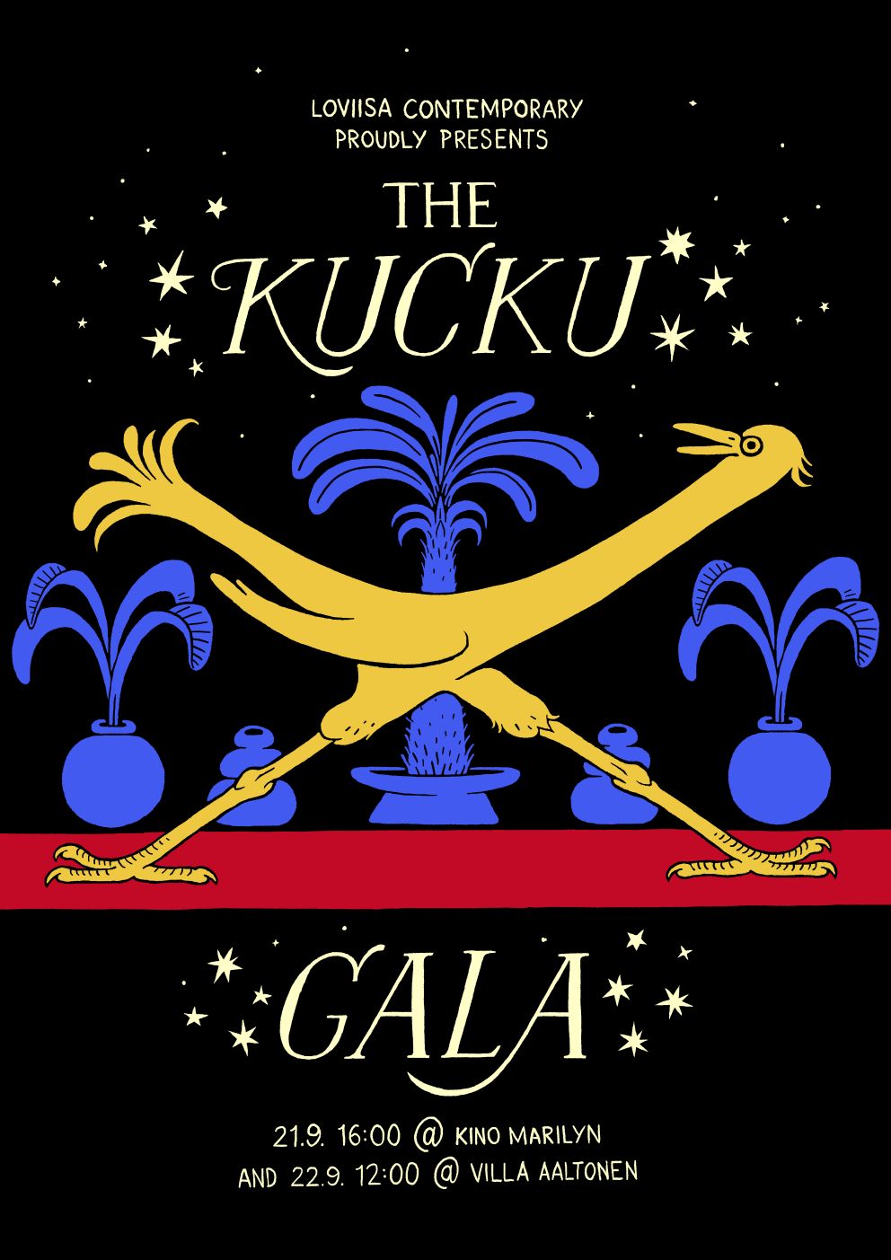 Poster and visual identity for Loviisa Contemporary 2024