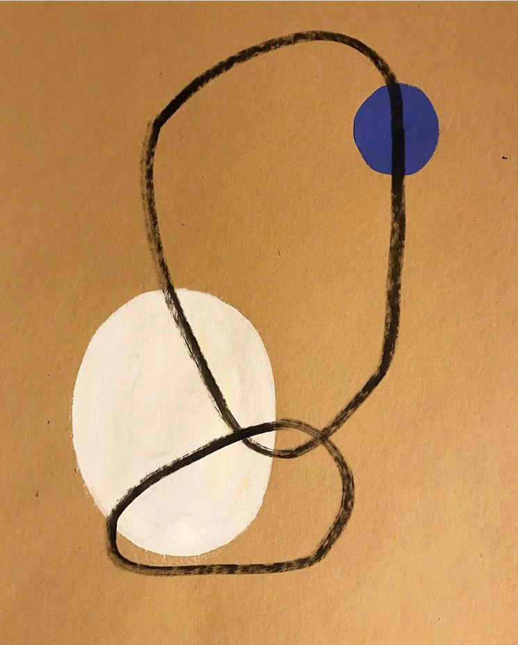 Paint on paper, 2020