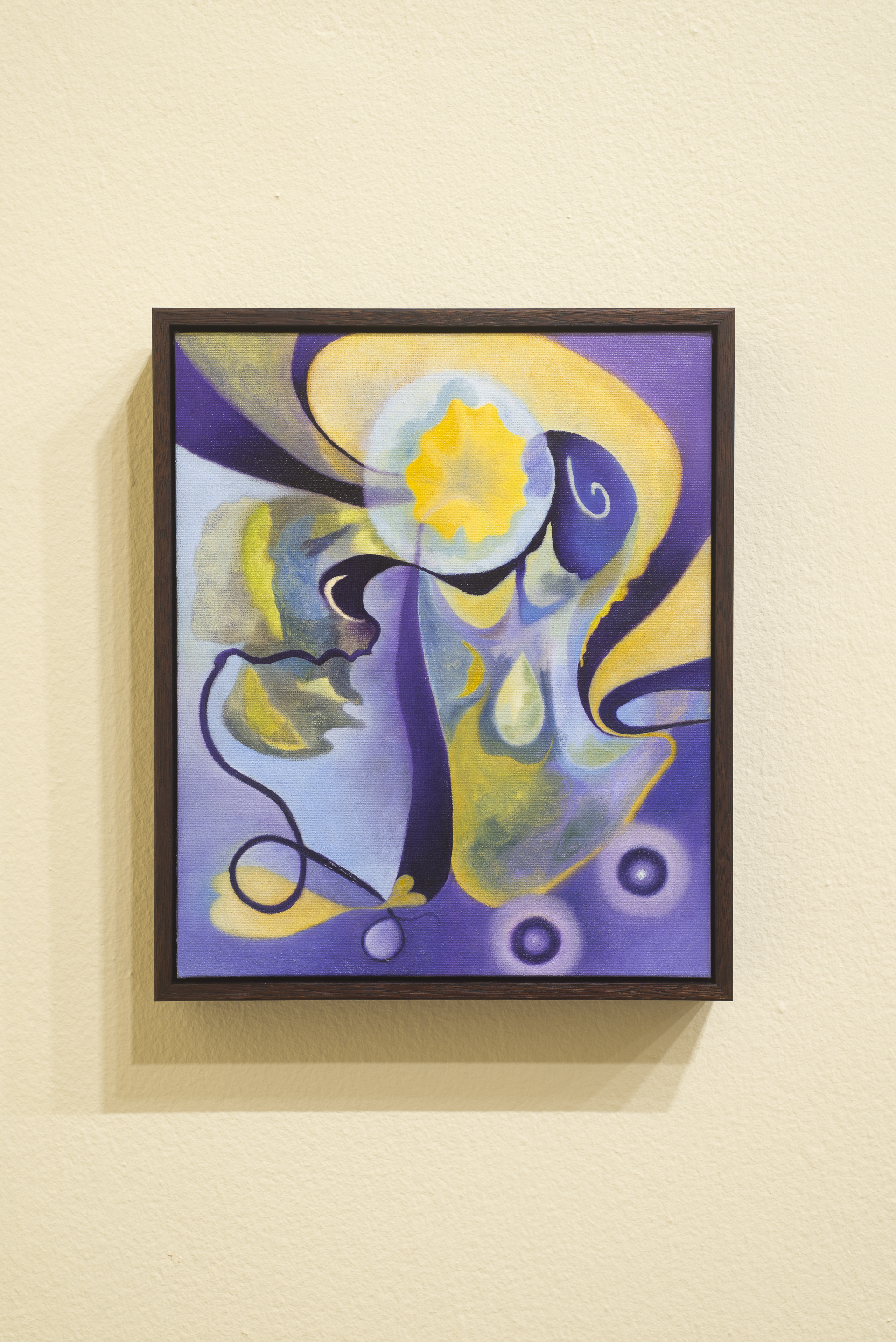 April (looking for yellow), oil on canvas board, 32 x 27 cm, 2021