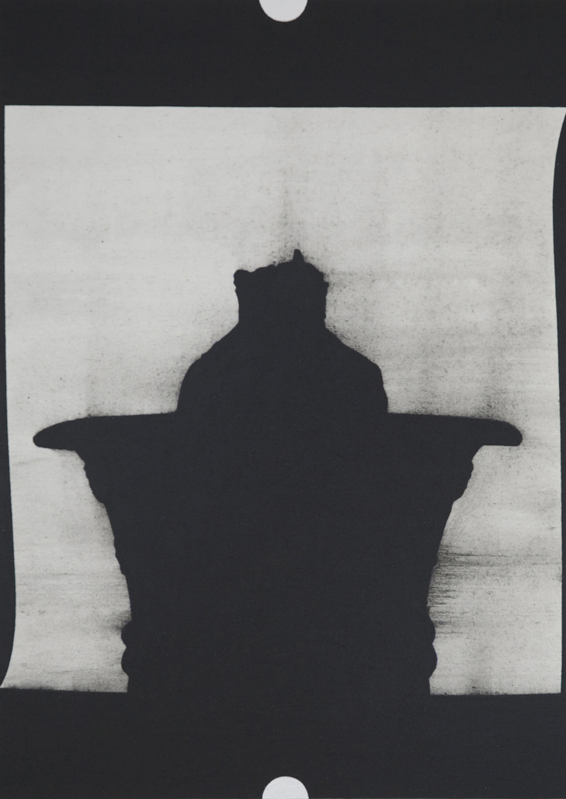 Untitled 2016, acrylic on paper/aluminium, 29.5 x 21 cm