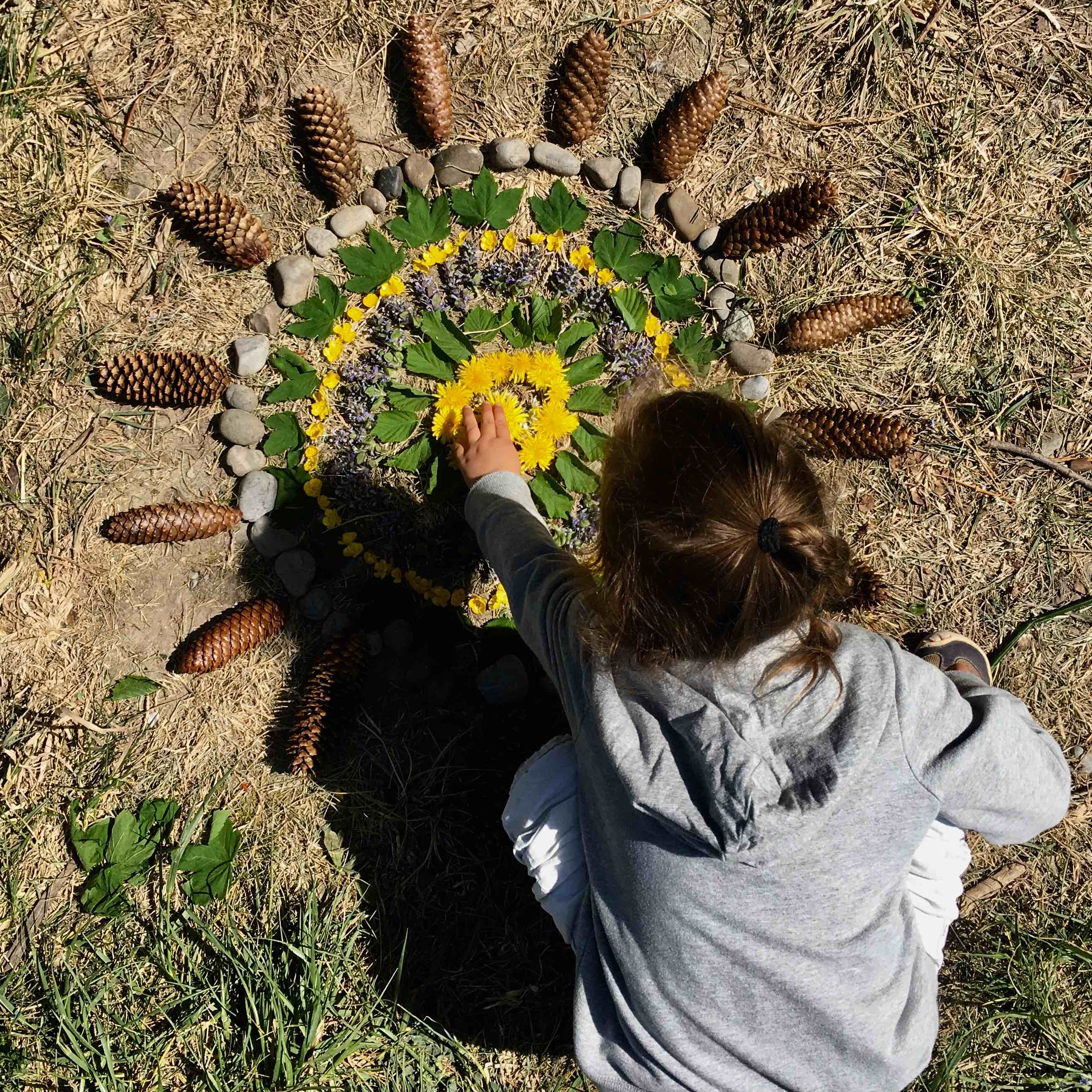 M is for Mandala. Kaia.