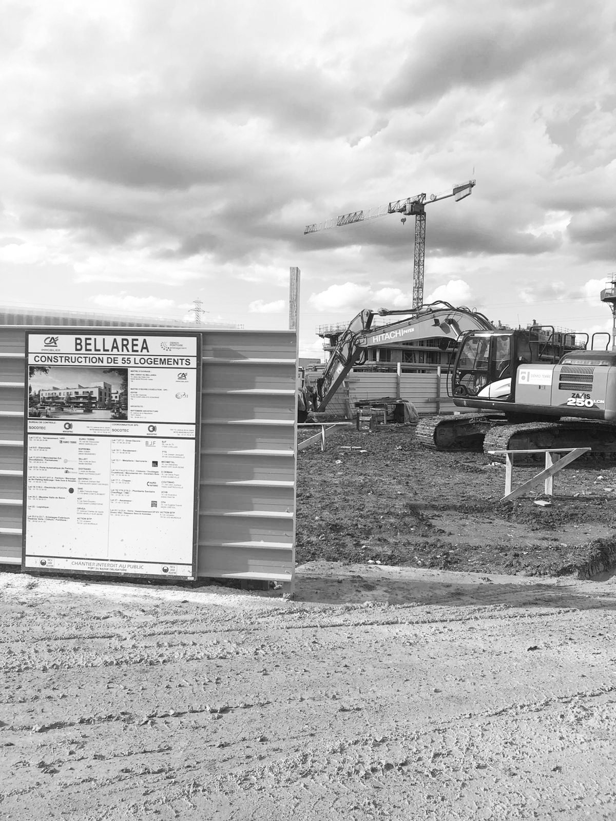 CERGY 55 housing units under construction