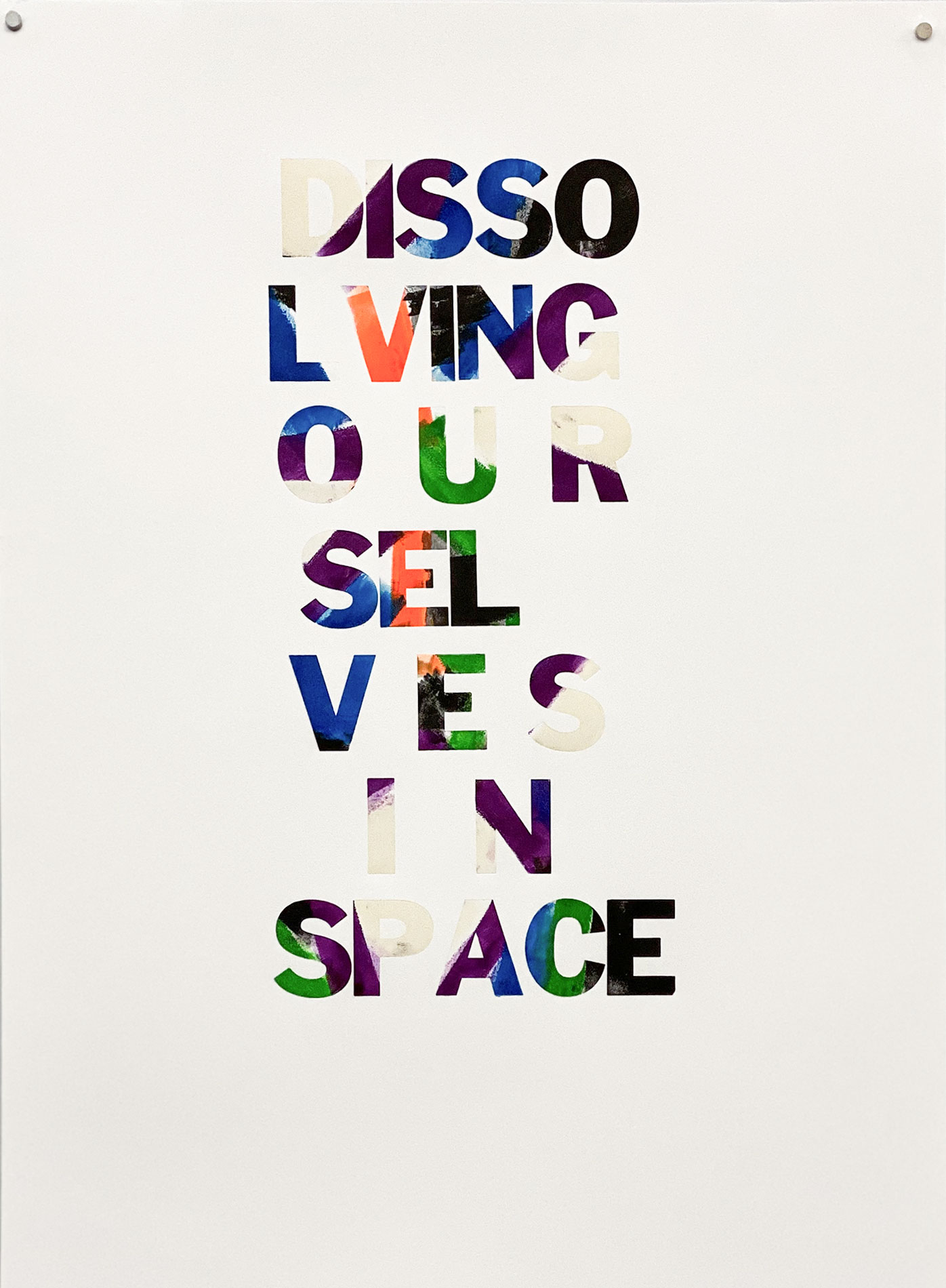 dissolving, 23x35 in