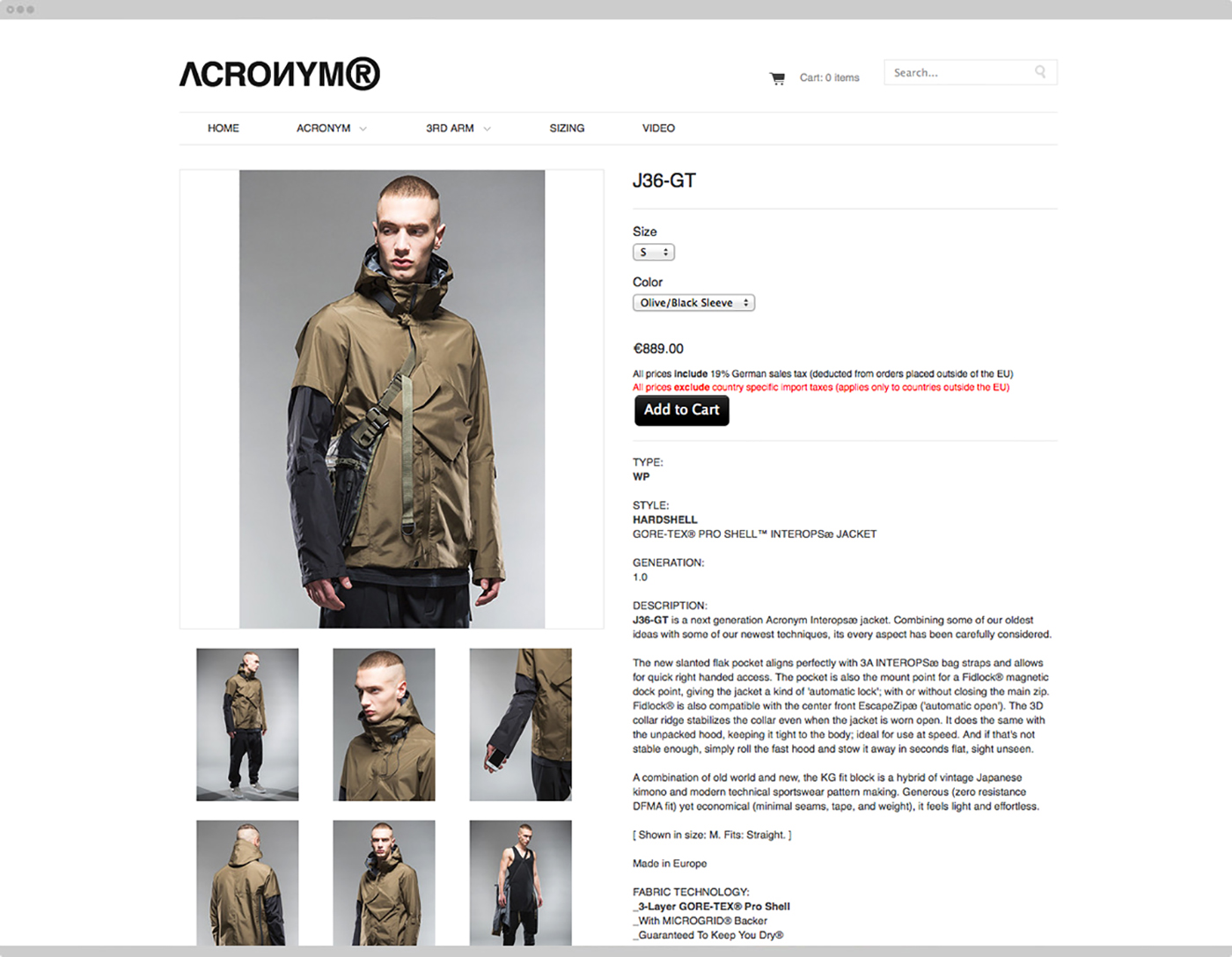 Official Acronym Online Store Lily Lin Design Illustration