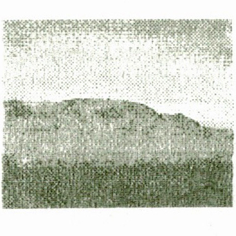 'Spakonúfell Range', 8-bit Gameboy Camera printout
