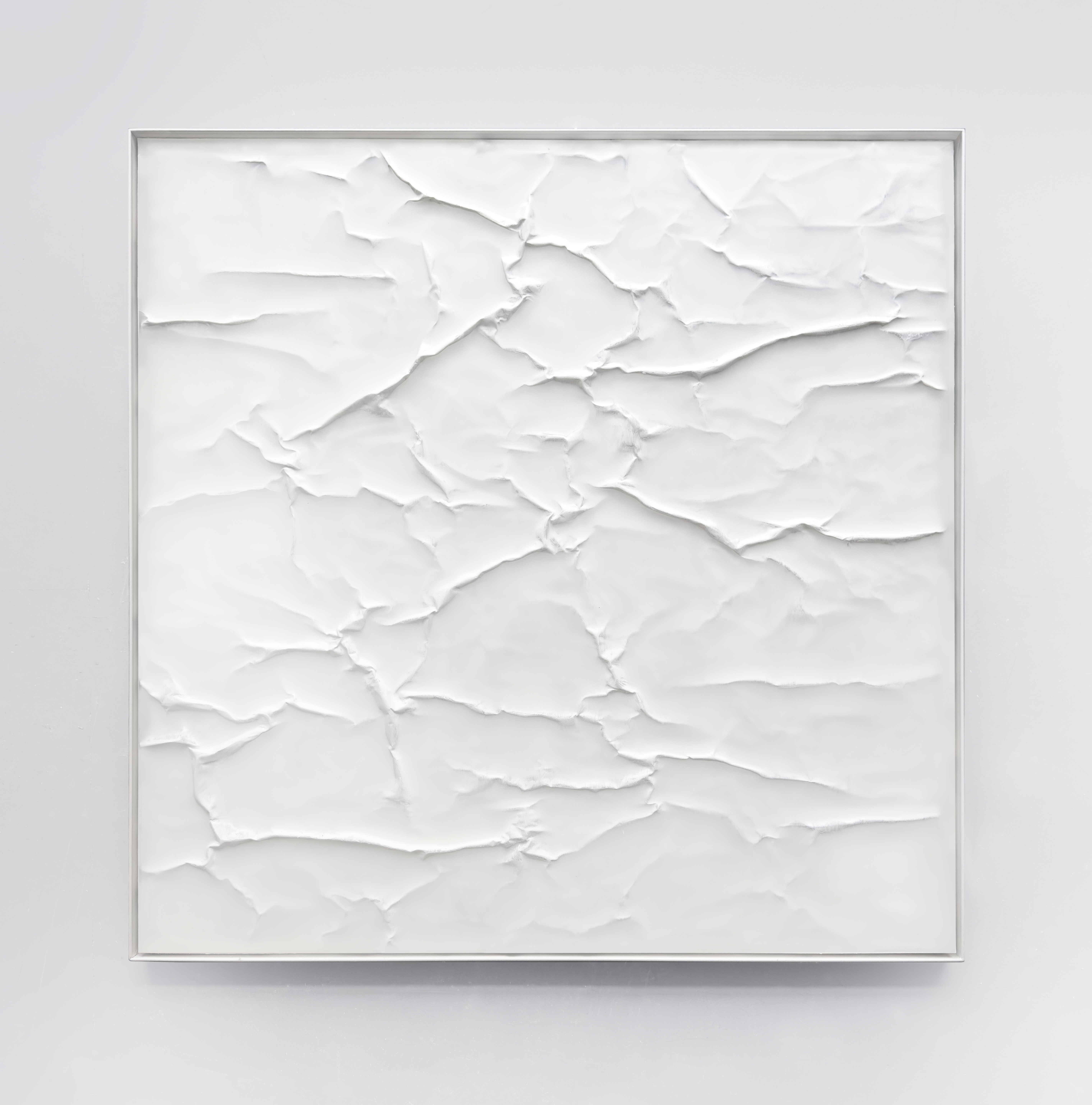 Cessation 32, 2024, mixed media, 85 x 85 x 5 cm