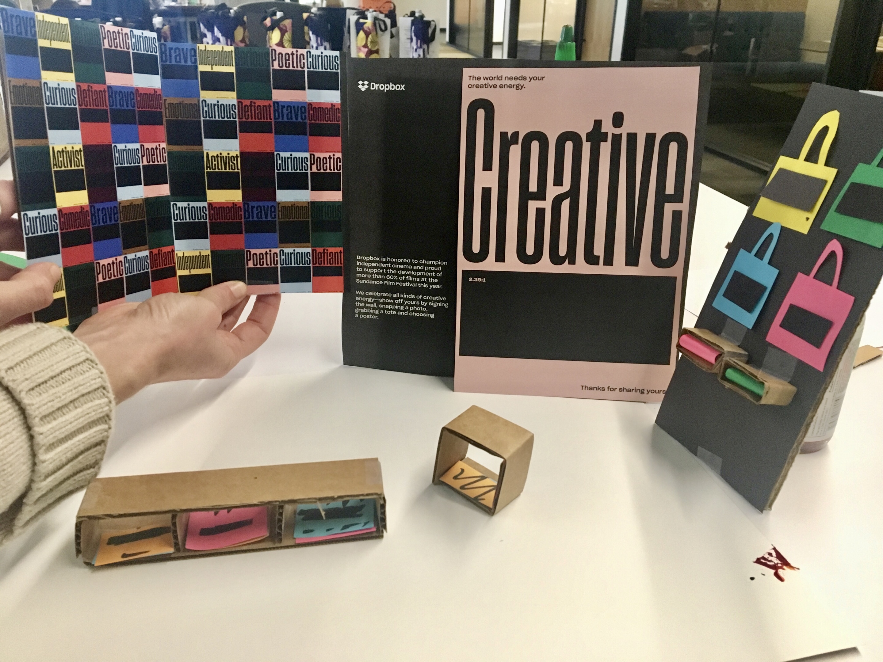 Dropbox at Sundance Film Festival Prototype, Designer — Designed in partnership with Lexi Visco