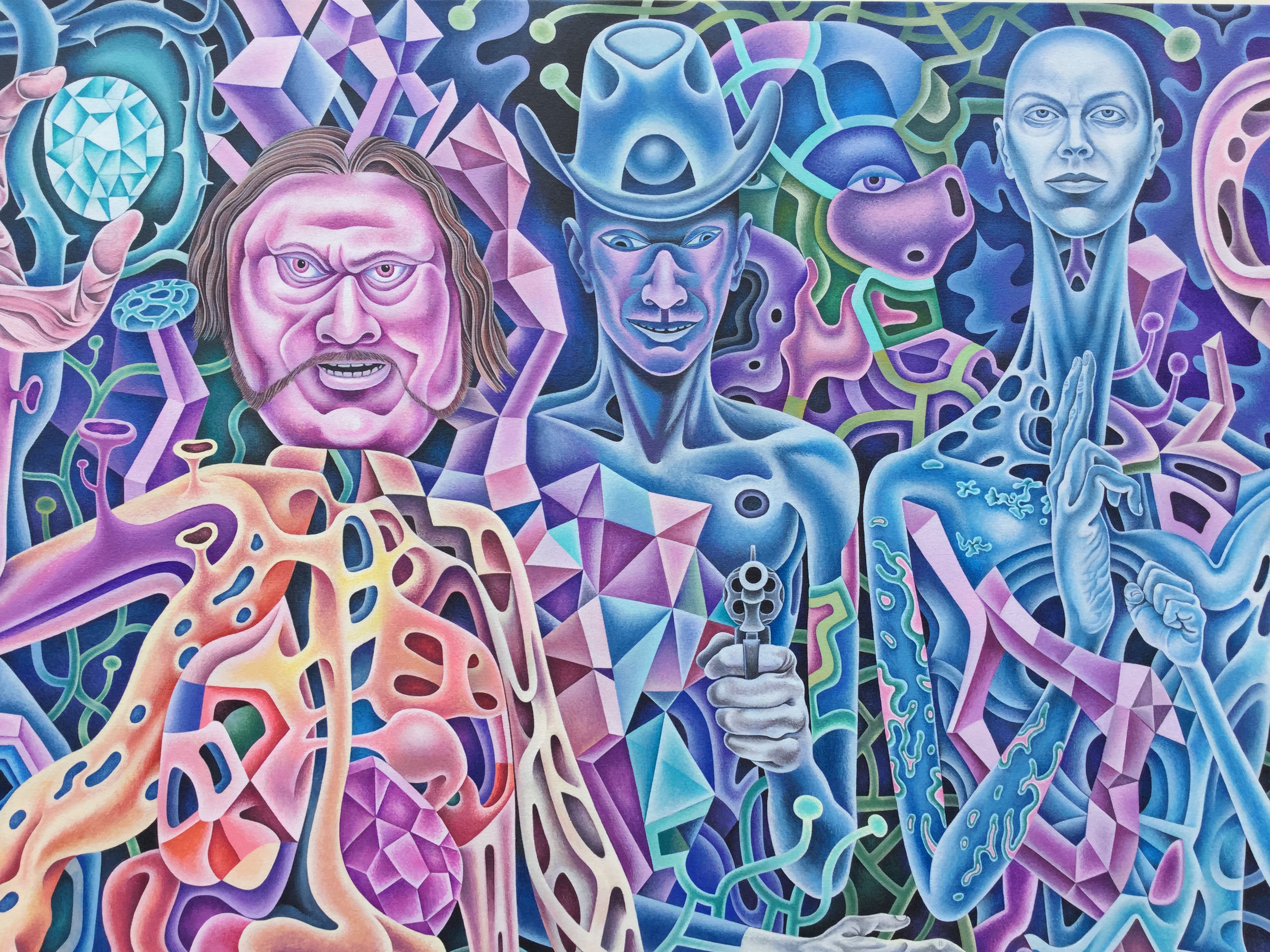 Christian SchumannMineral Debaser Detail, 2018Acrylic on Canvas 60 x 72 inches