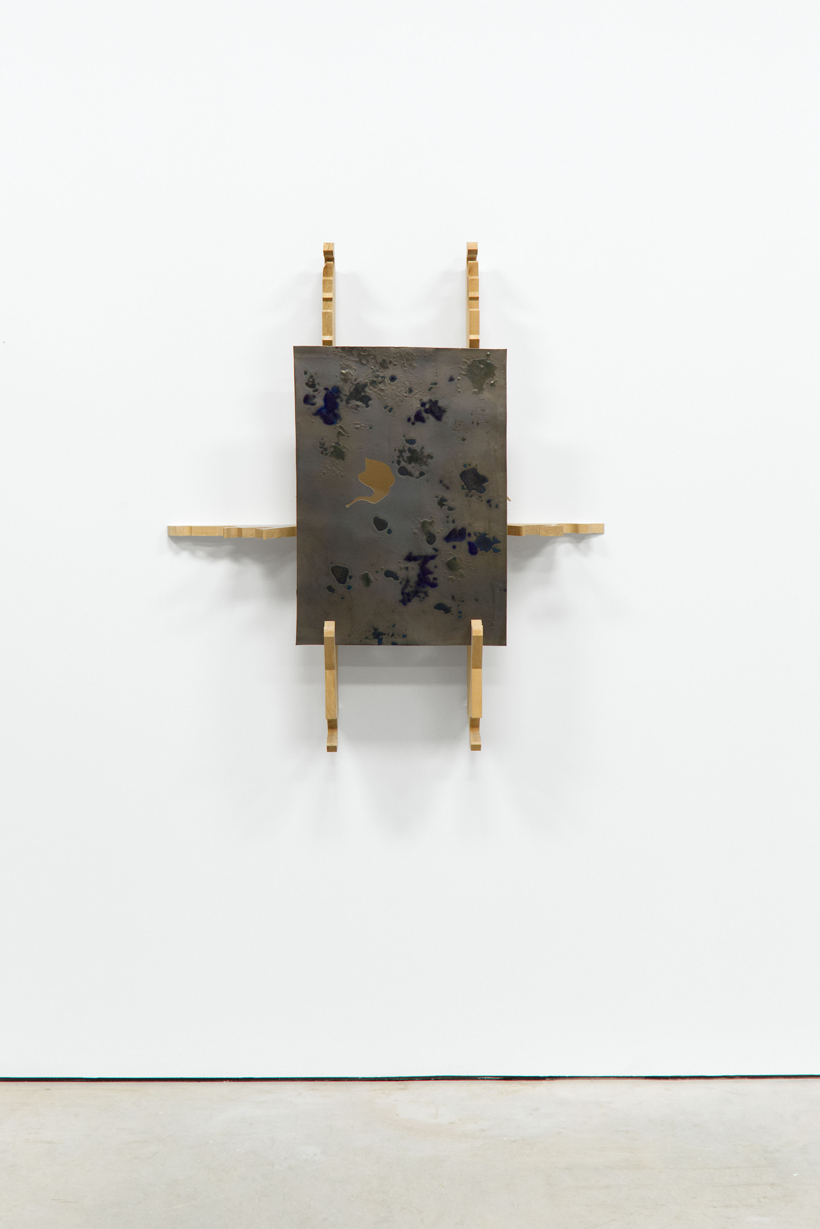 Vertical Surface with Cutoff Blob, 128 x 115 x 30 cm 2021