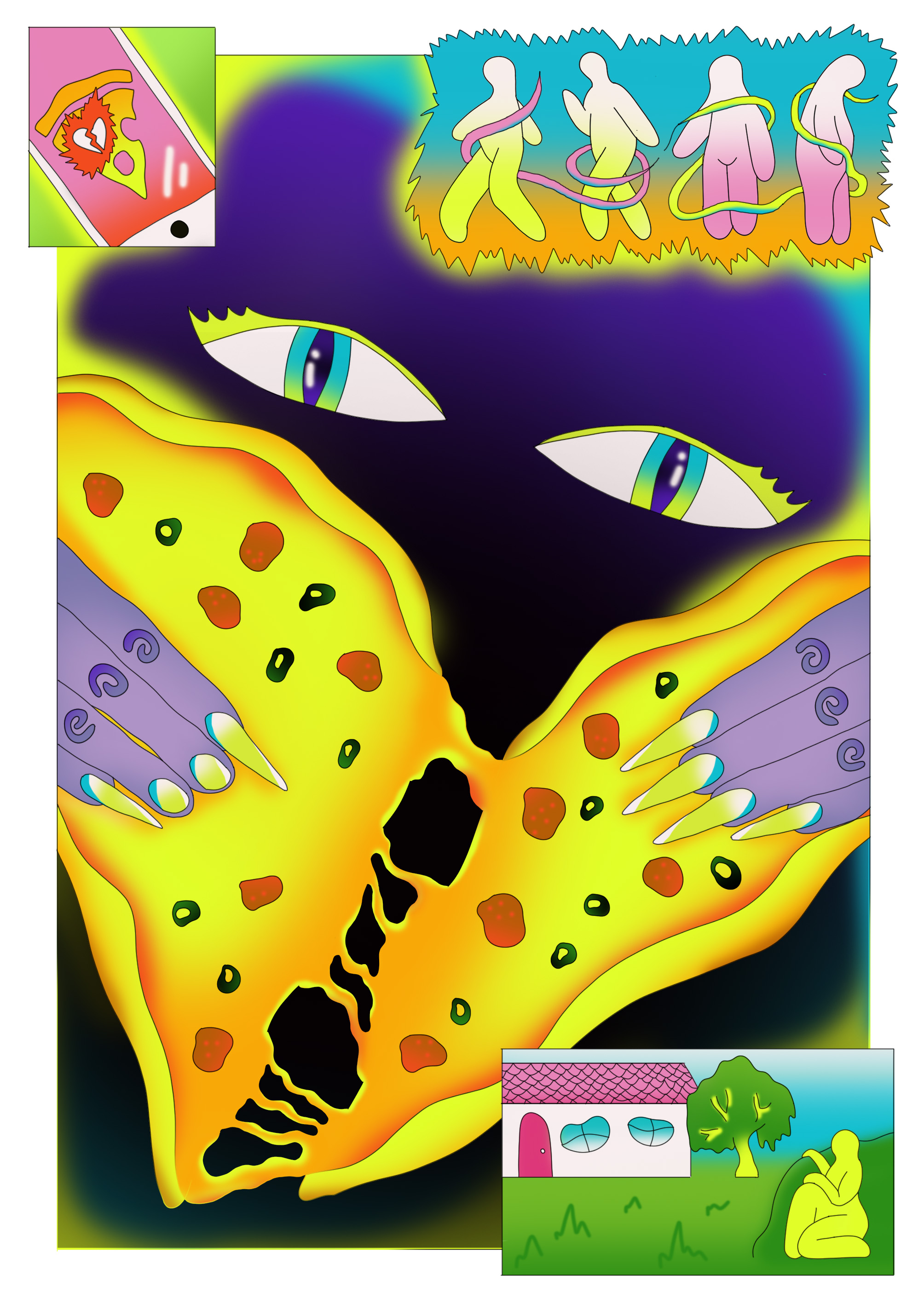 Piece of Pie, 2023, Digital Drawing