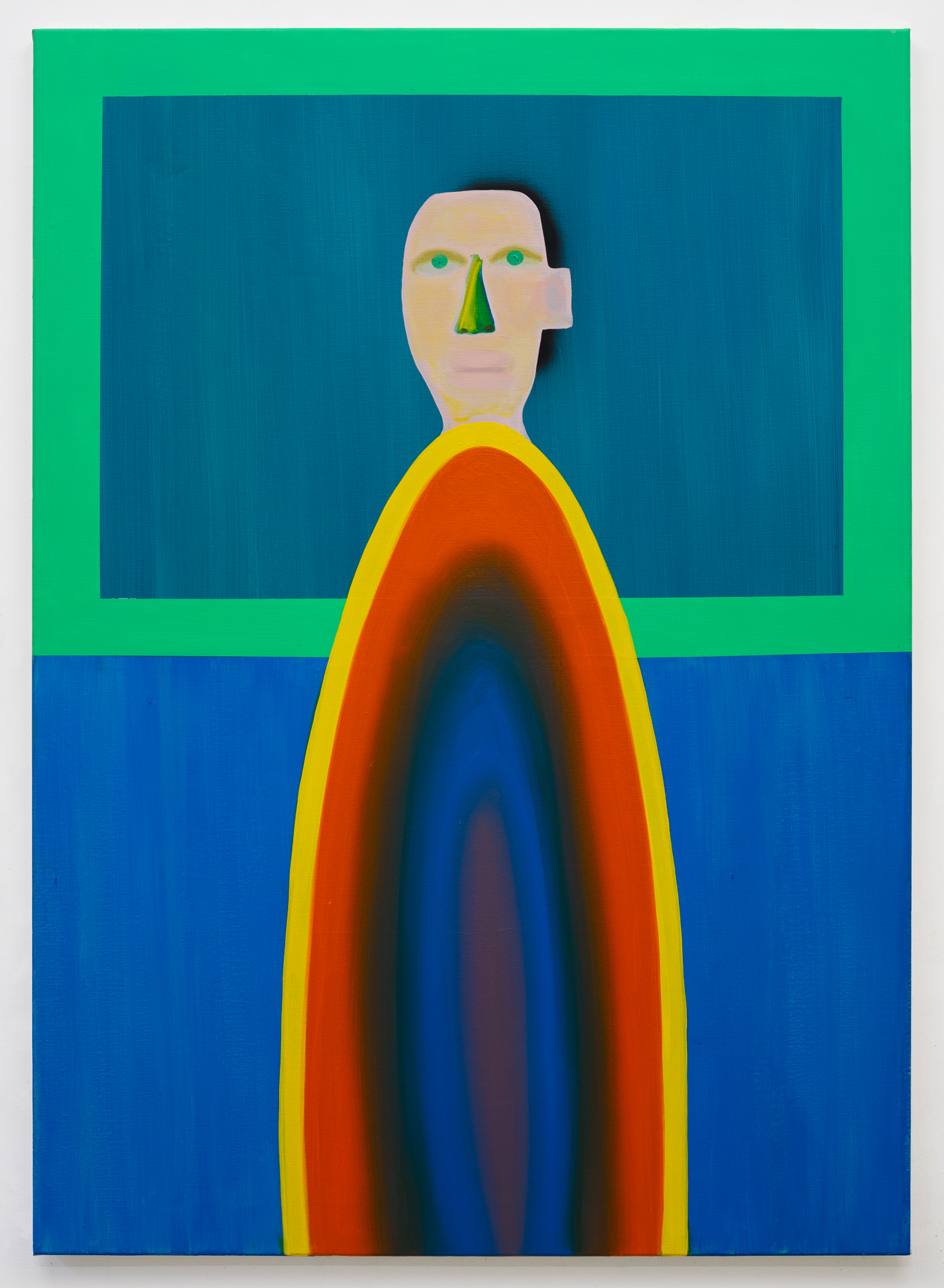 Raining, 2022 Oil and acrylic on canvas140 x 100 cm