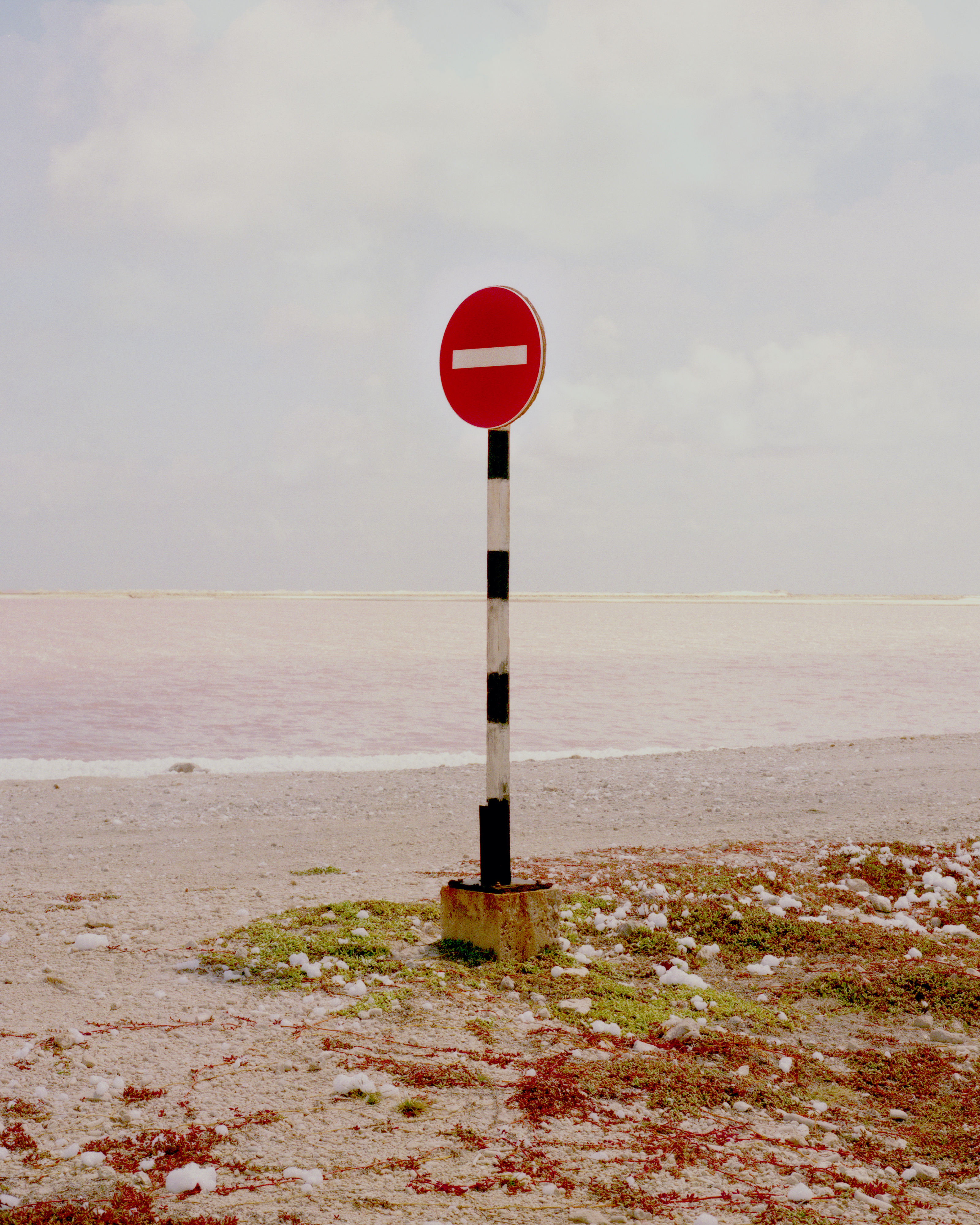 Pink Stop (Salt), 2022