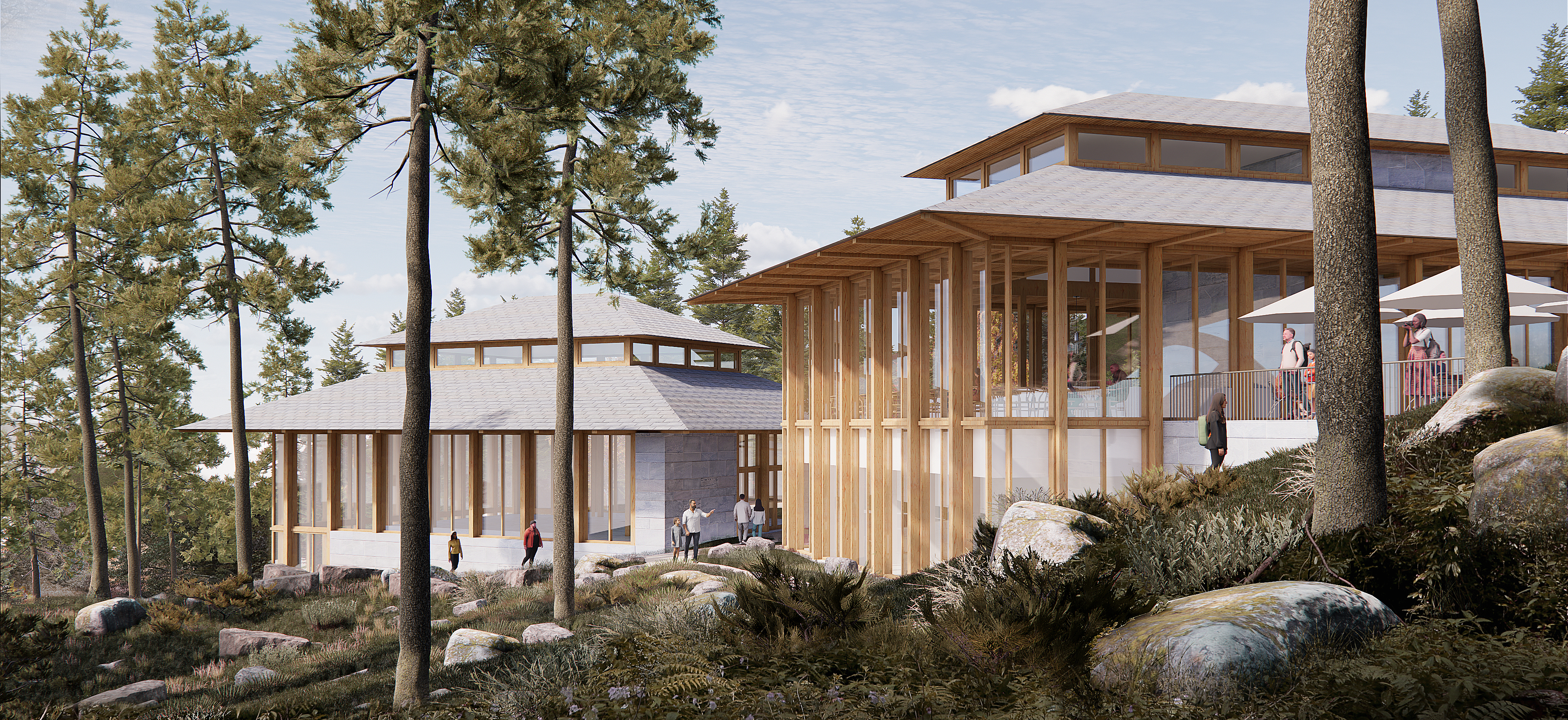 T&auml;vlingsf&ouml;rslag f&ouml;r bes&ouml;kscenter vid Preikestolen, Norge