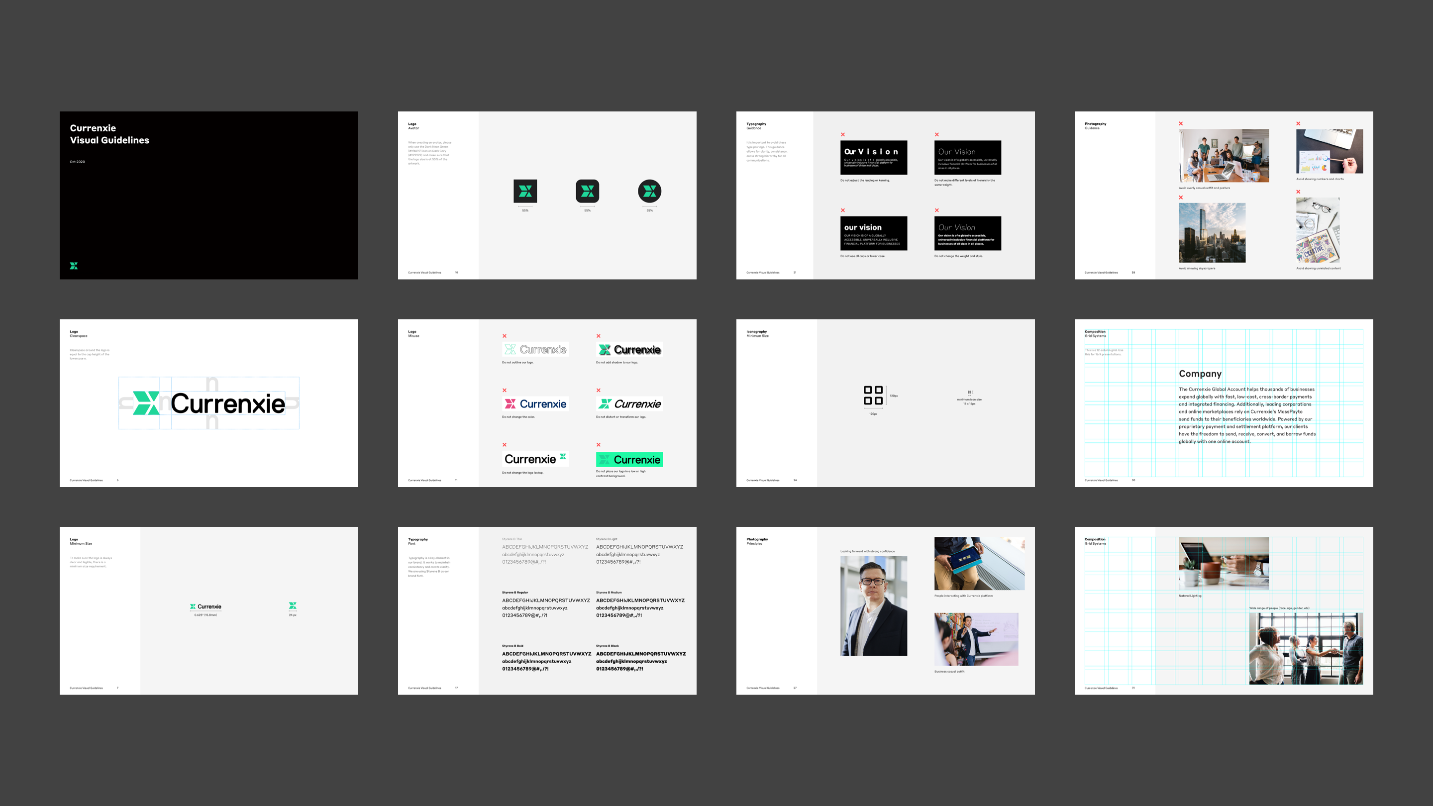 Brand guidelines to ensure the new brand is communicated consistently and correctly