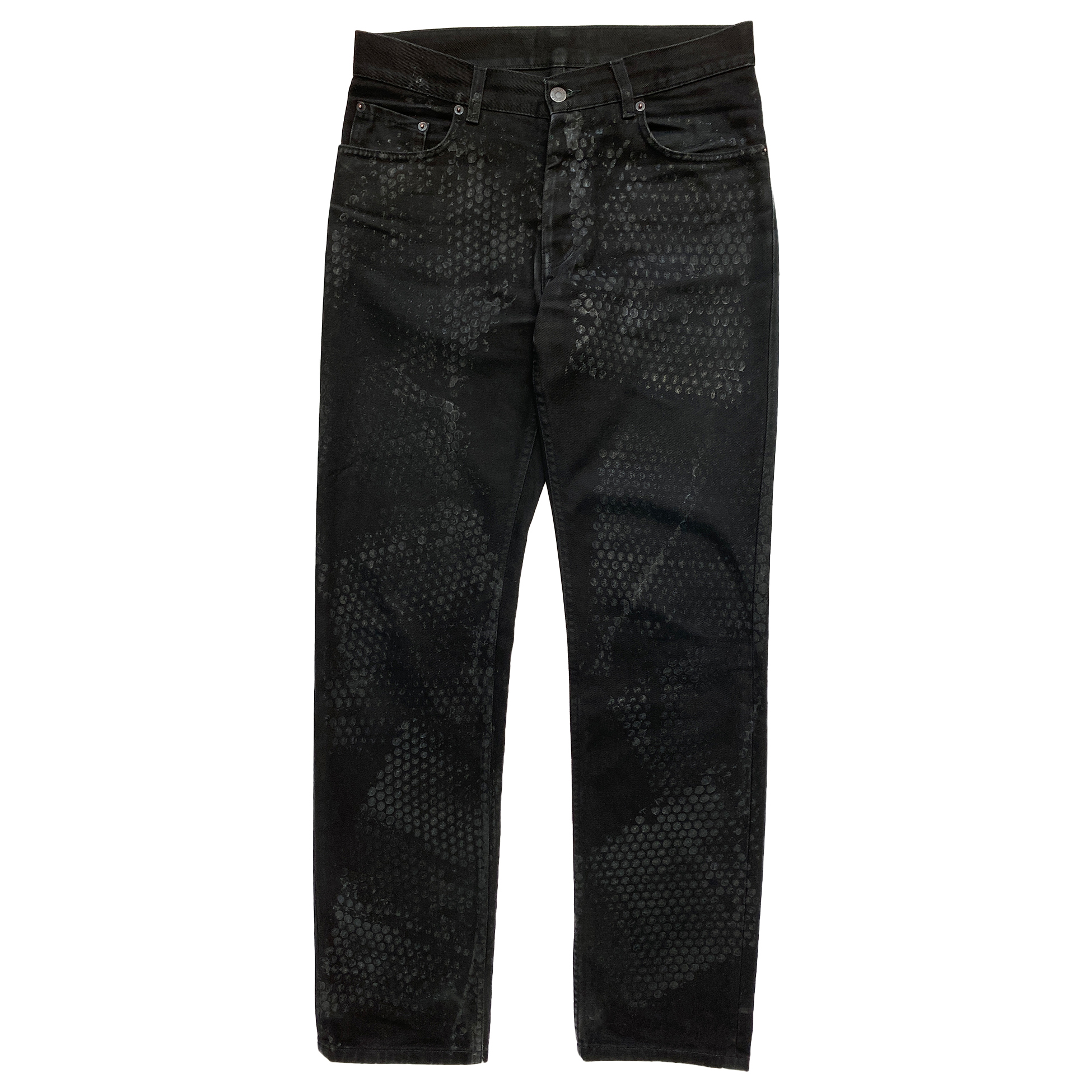 ヘルムートラングHELMUT LANG rubber type denim 03 - デニム