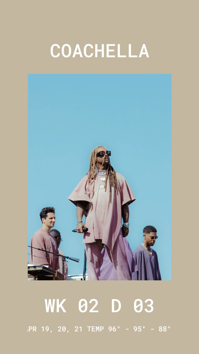 YOUTUBE MUSIC x COACHELLA: Social Content + Design