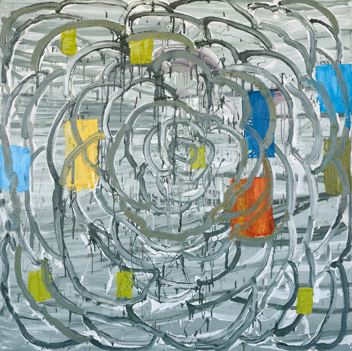 Astrophysical Object 2, 2016, oil on canvas, 60x60 in