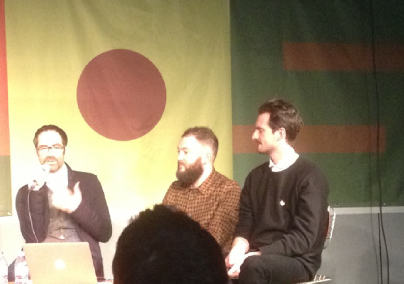 Jonathan Monk, Affiche de Lecture | Conversation with Jonathan Monk, OK-R, Frédéric Paul & Cornelia Lauf