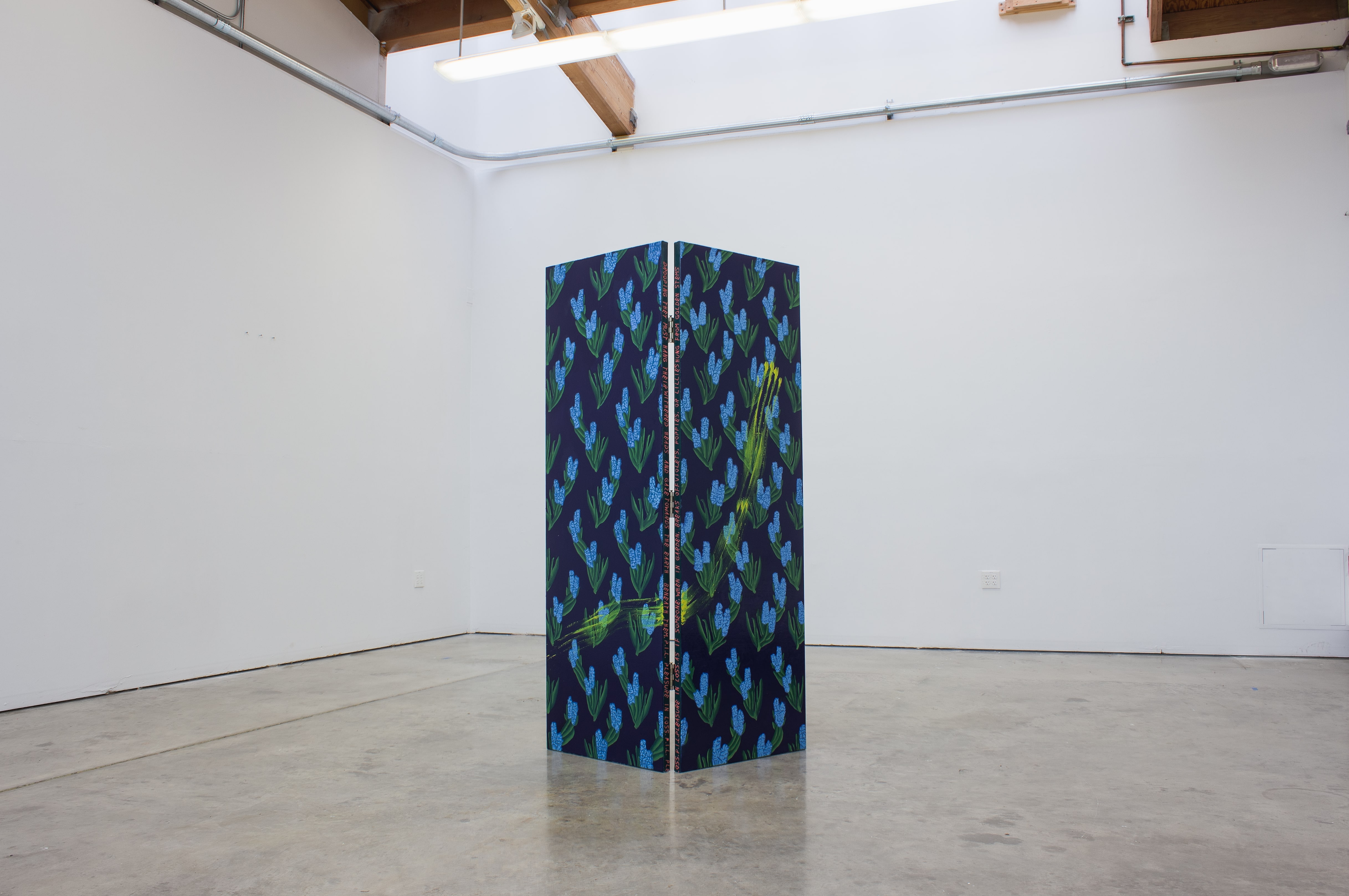 P.I.L.[PLEASURE IN LOSS], 72in x 24in, 72in x 24in [diptych], Oil on canvas, 2021