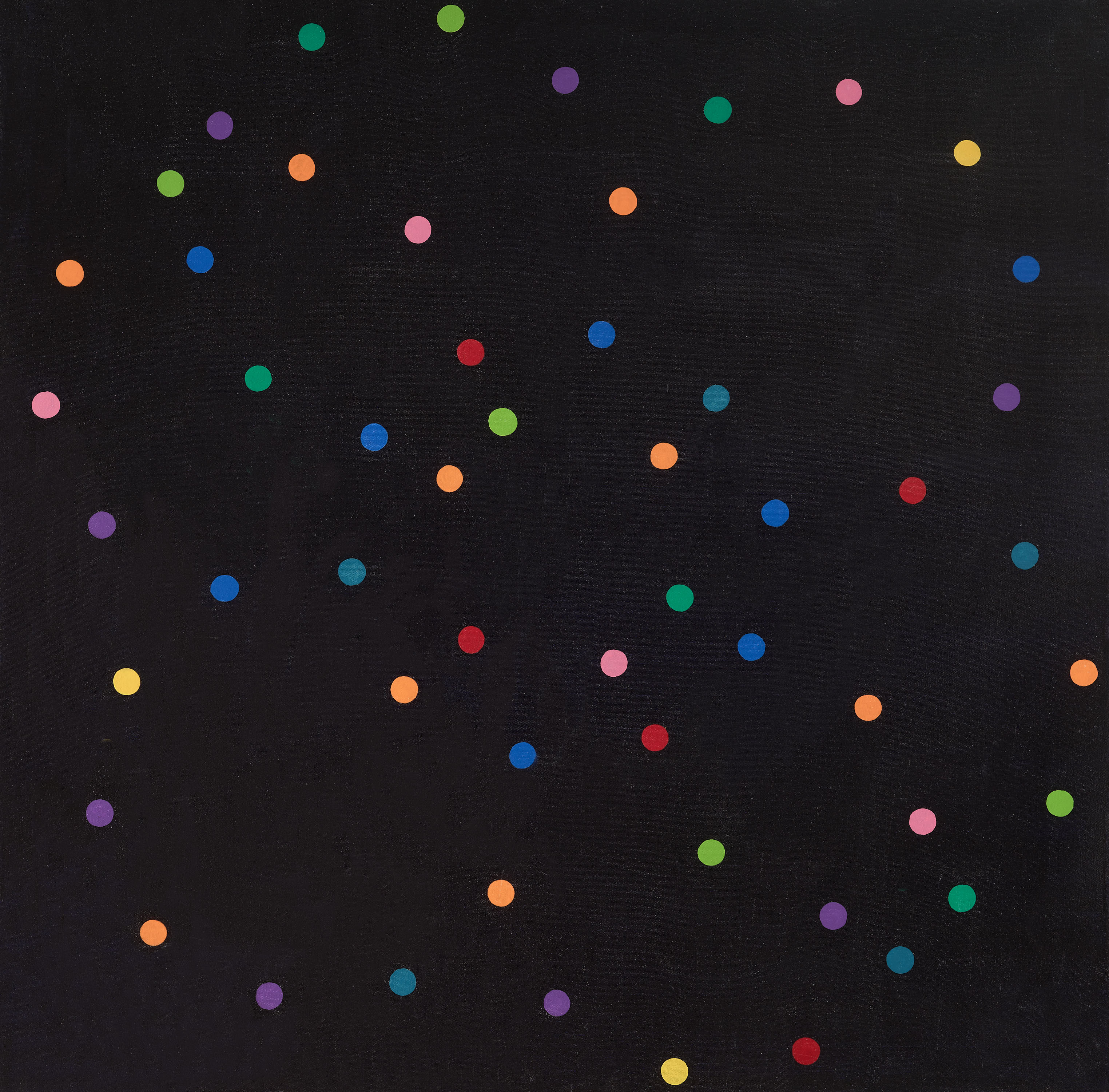 Untitled, 2000. Acrylic on canvas, 98,5 x 98,5 cm.