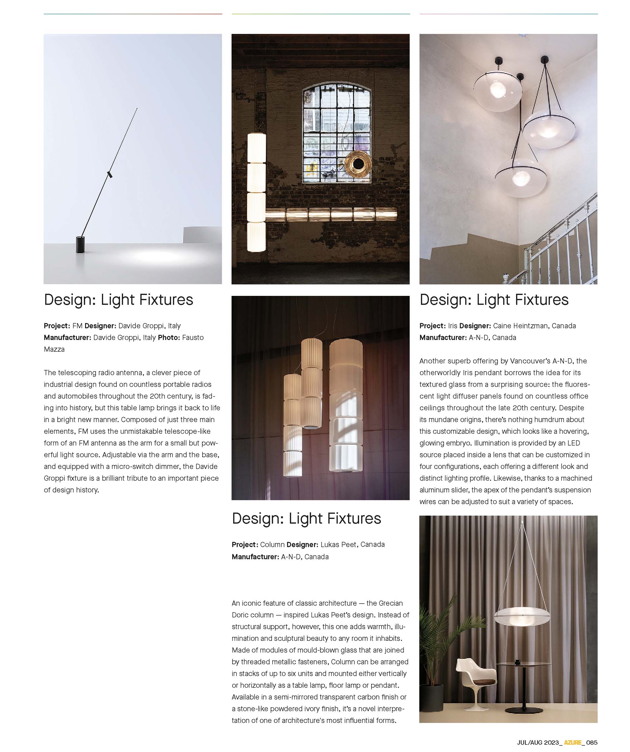 Press — A-N-D Decorative Luminaire Design Studio And Manufacturer In ...