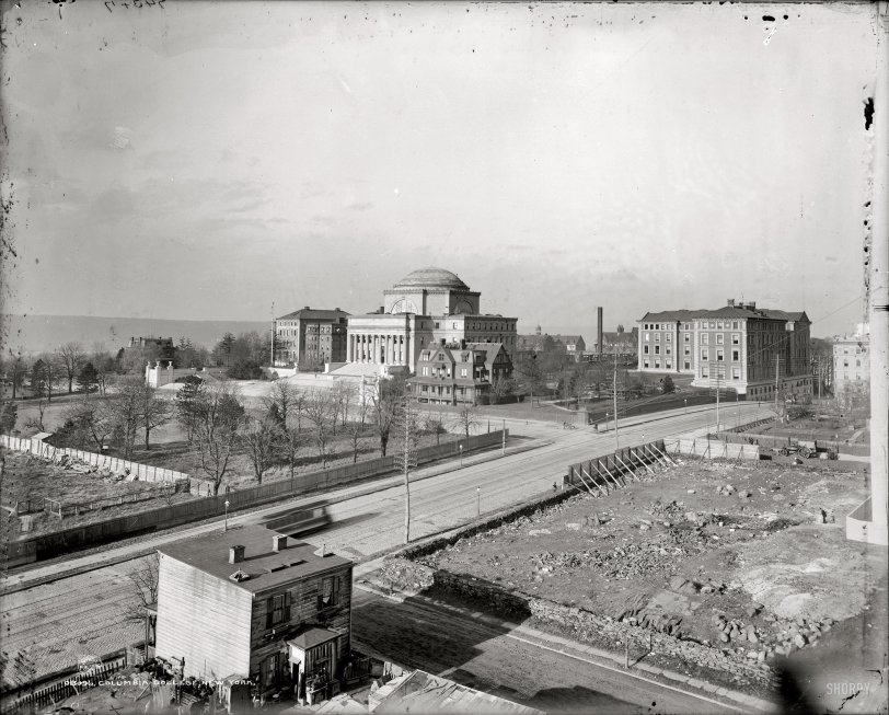 Columbia University's Morningside Heights campus, 1897