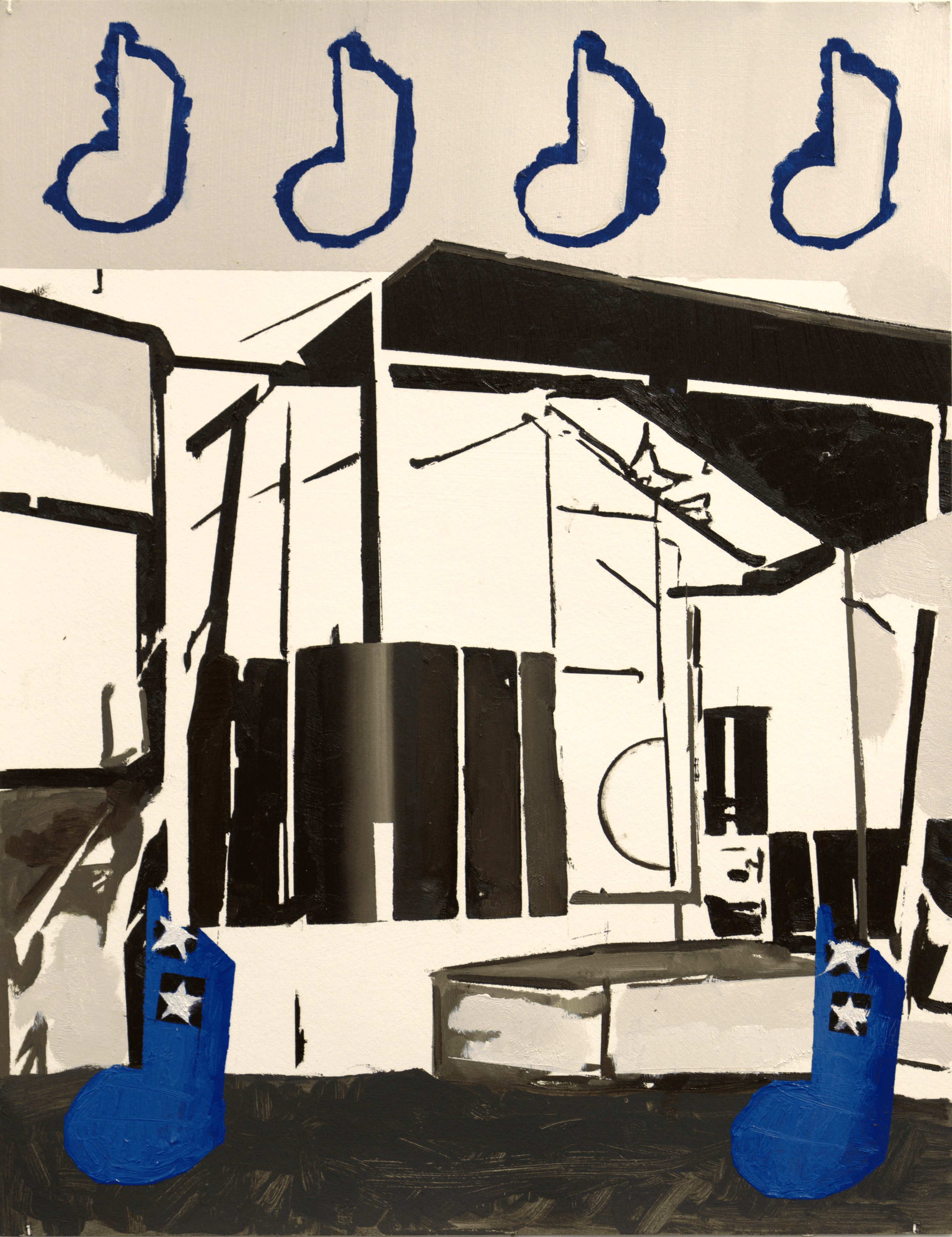 Los zapatos en la entrada