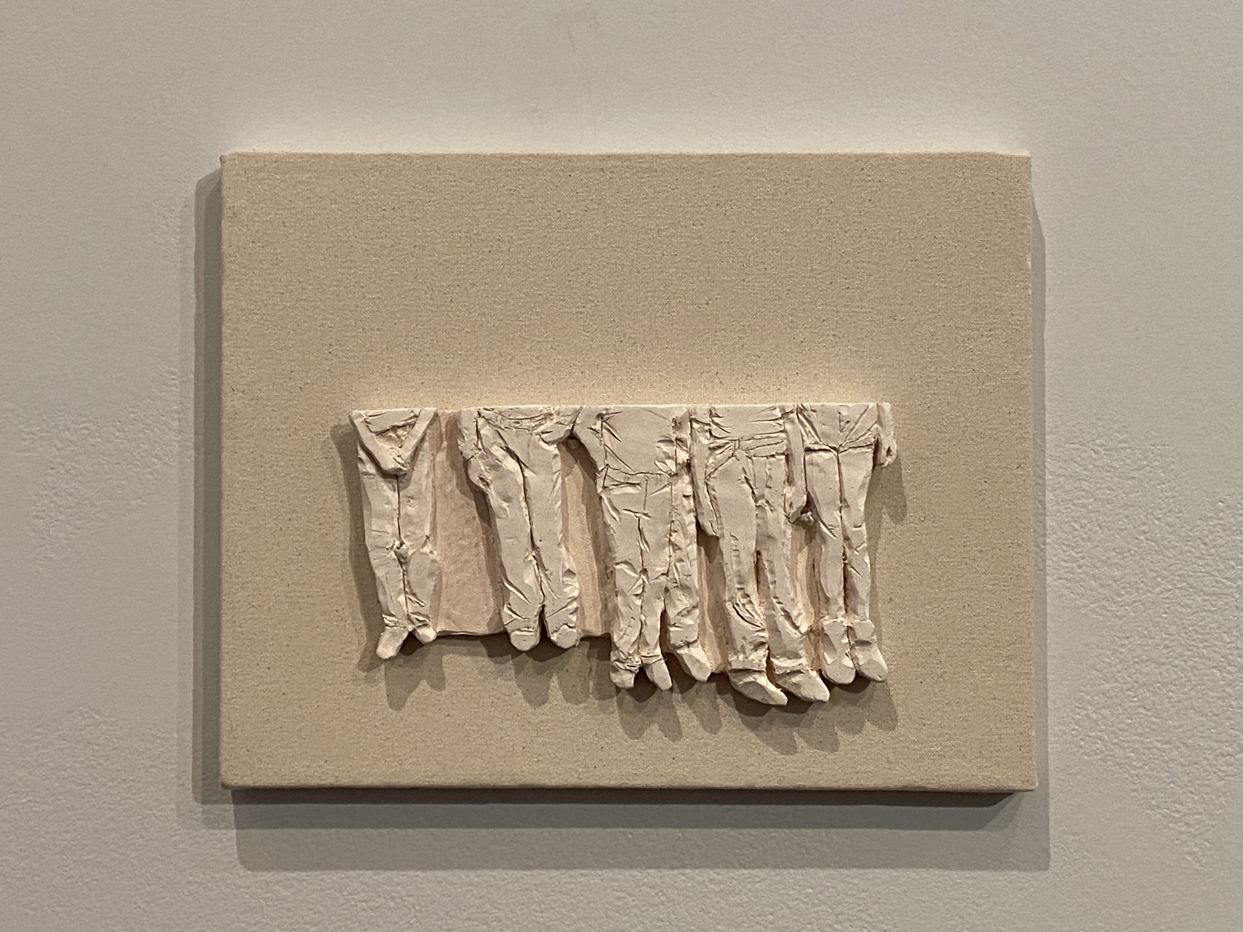 Us 2024 ceramic on stretched canvas SOLD