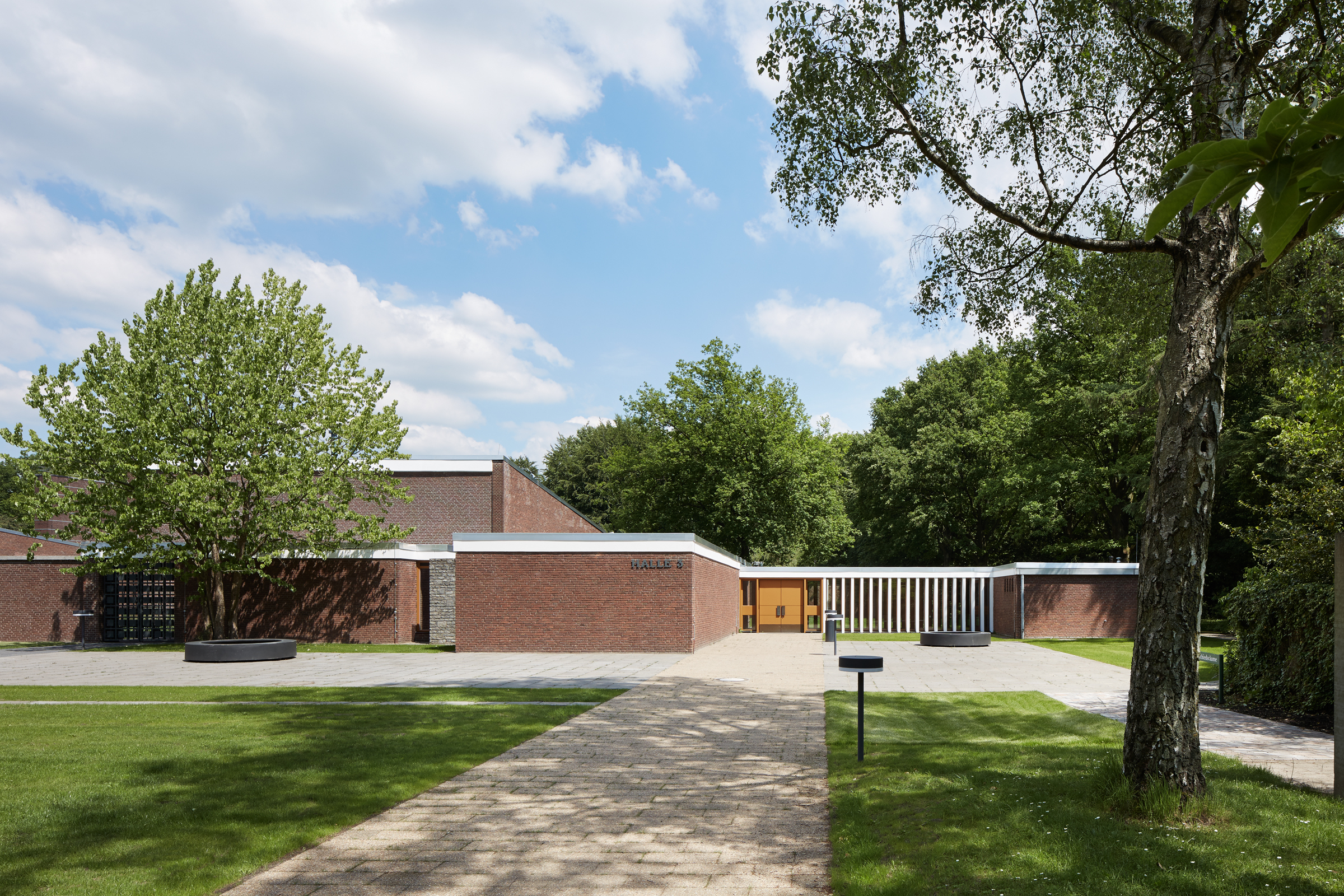 Feierhallen Friedhof Öjendorf. Kunde: TGP Landschaftsarchitektur.