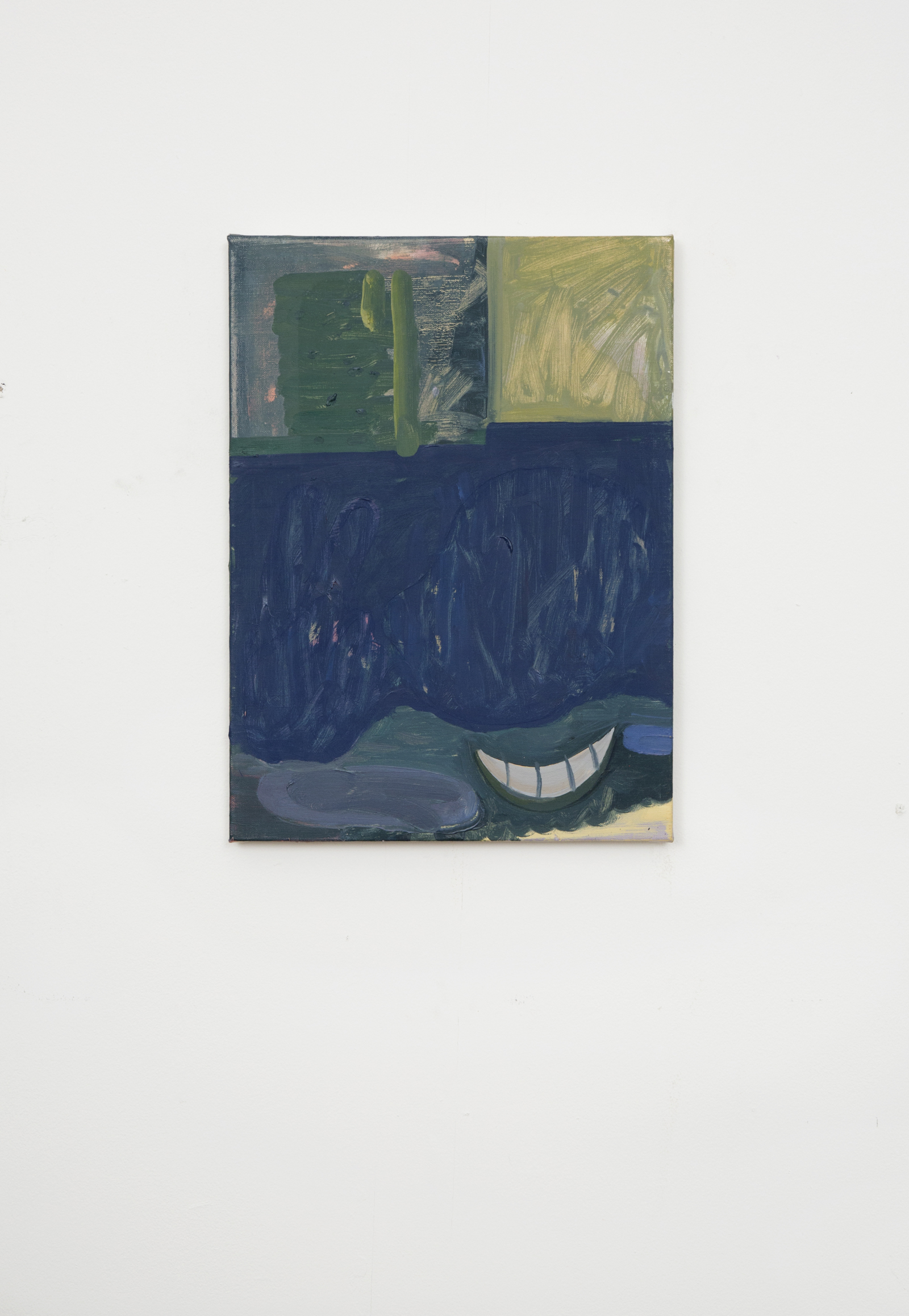 Cheshire Moon, 2014. Oil on Linen, 16"x12"