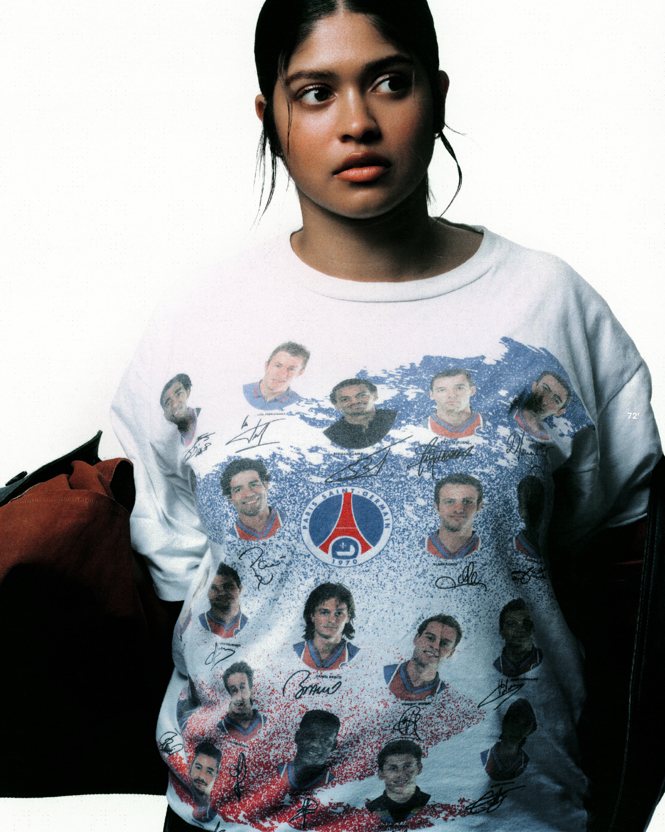 PEOPLE of PARIS for GOAT & PSG. Photography by Thibaut Grevet, Styling by Tamara Rothstein. Creative Direction by Daniël Sumarna, Designed with Akaar Amin