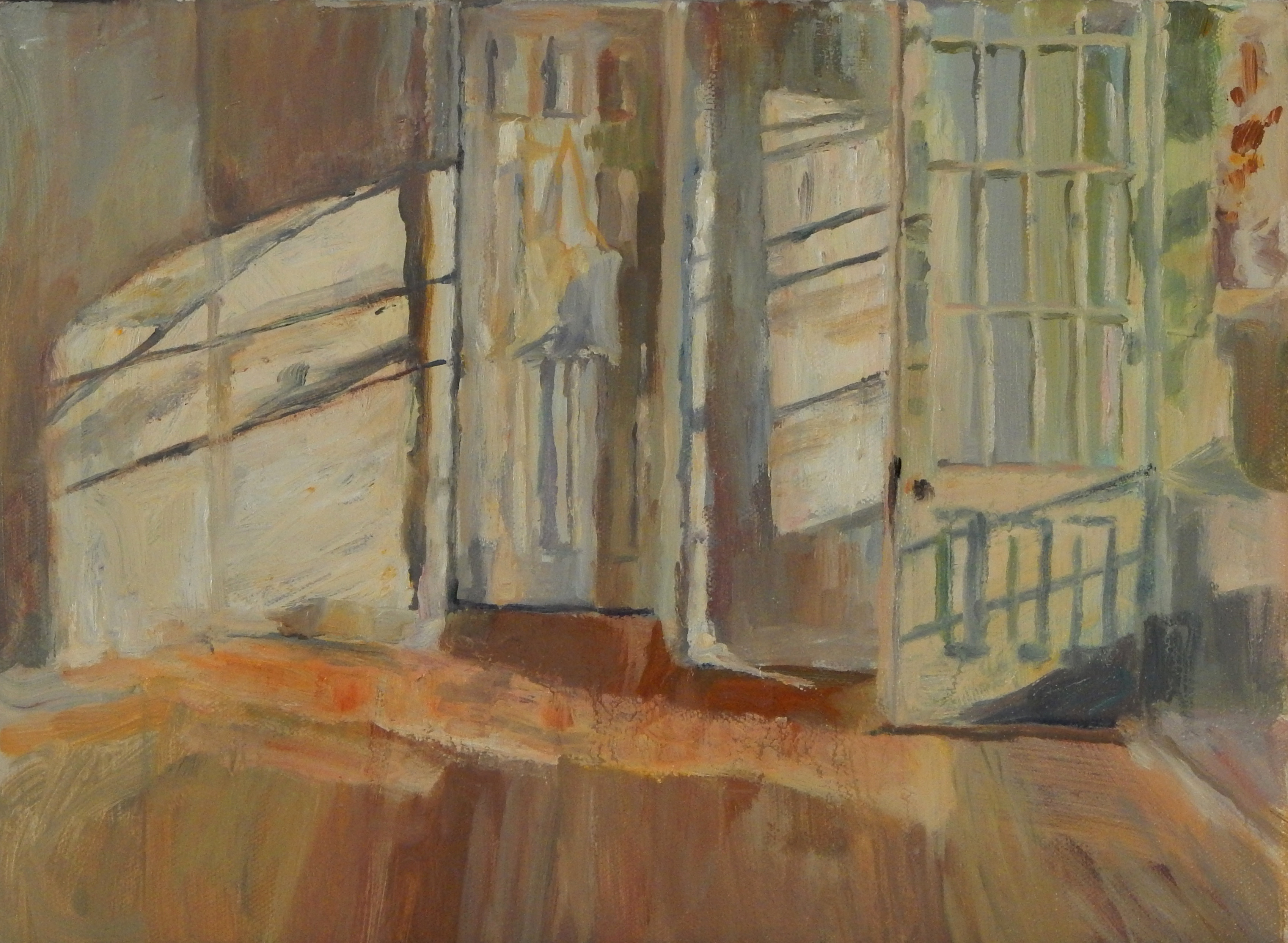 Muro Blanco - 27x35 cm - óleo sobre tela