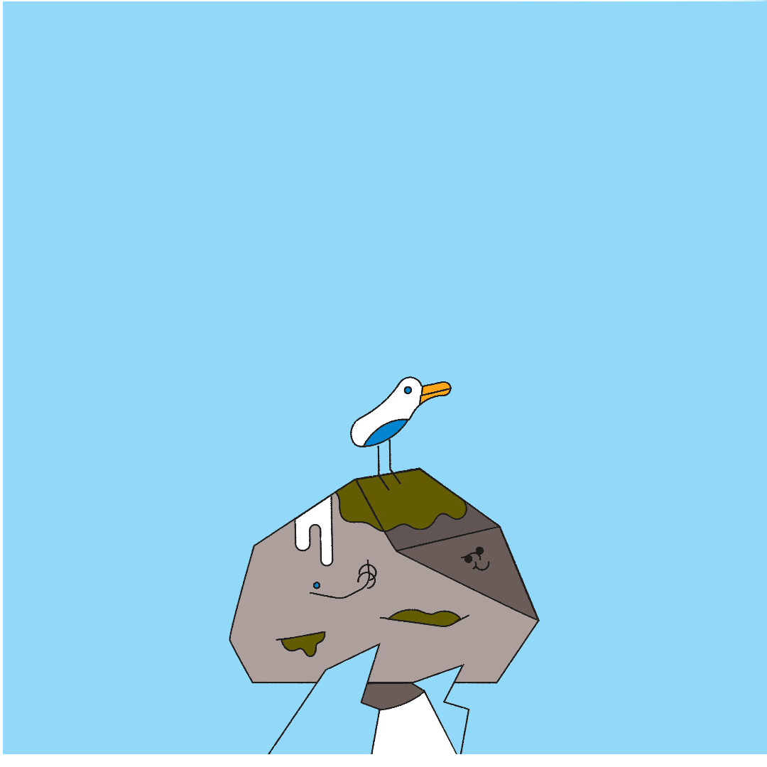 Rock Rickman - Lives by the beach and is super popular with all the local seagulls